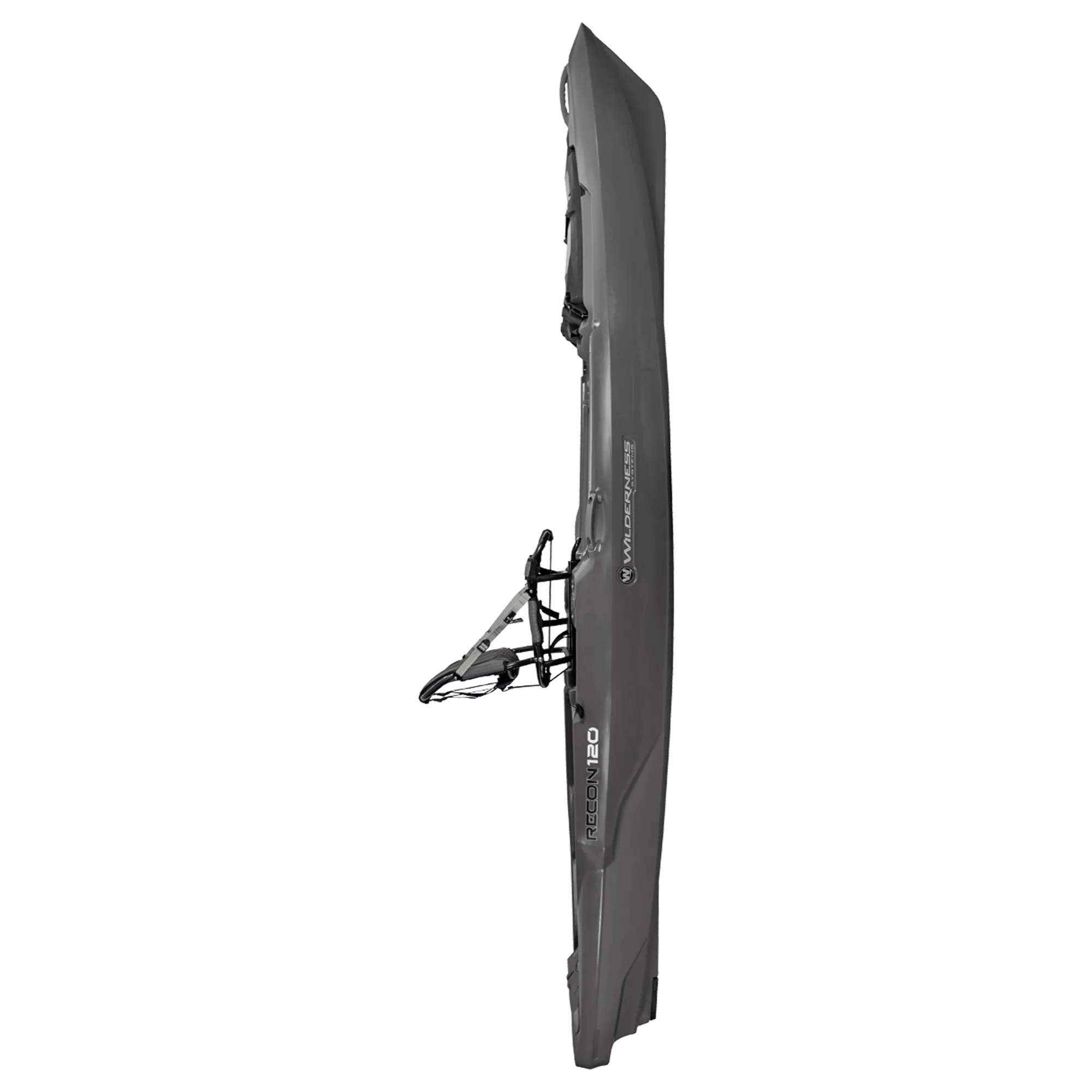 WILDERNESS SYSTEMS - Recon 120 Fishing Kayak - Discontinued - Grey - 9751100153 - SIDE
