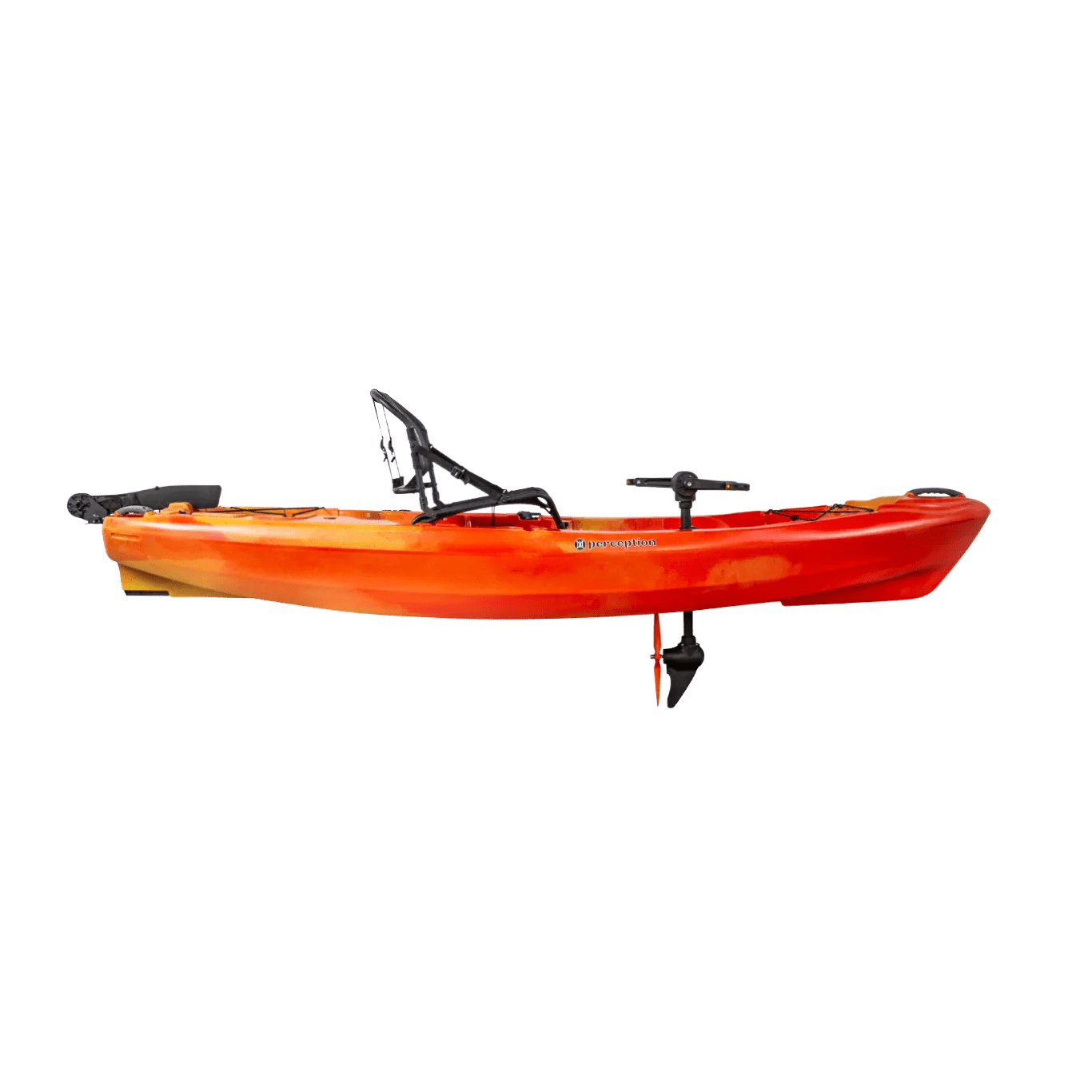 PERCEPTION - Crank 10.0 Recreational Kayak - Red - 9351800042 - SIDE