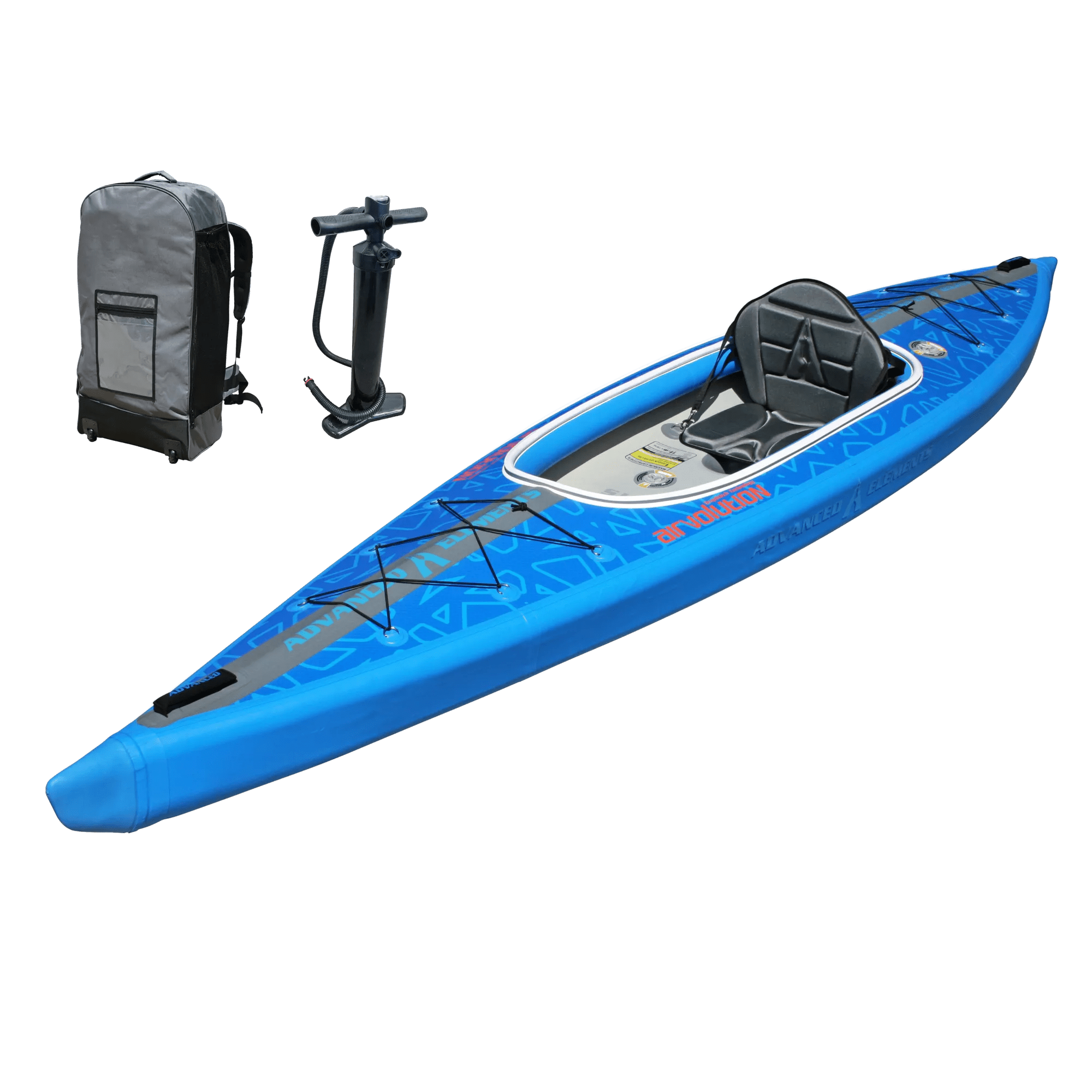 ADVANCED ELEMENTS - Kayak récréatif AirVolutionMC avec pompe - Grey - AE3029 - ISO 