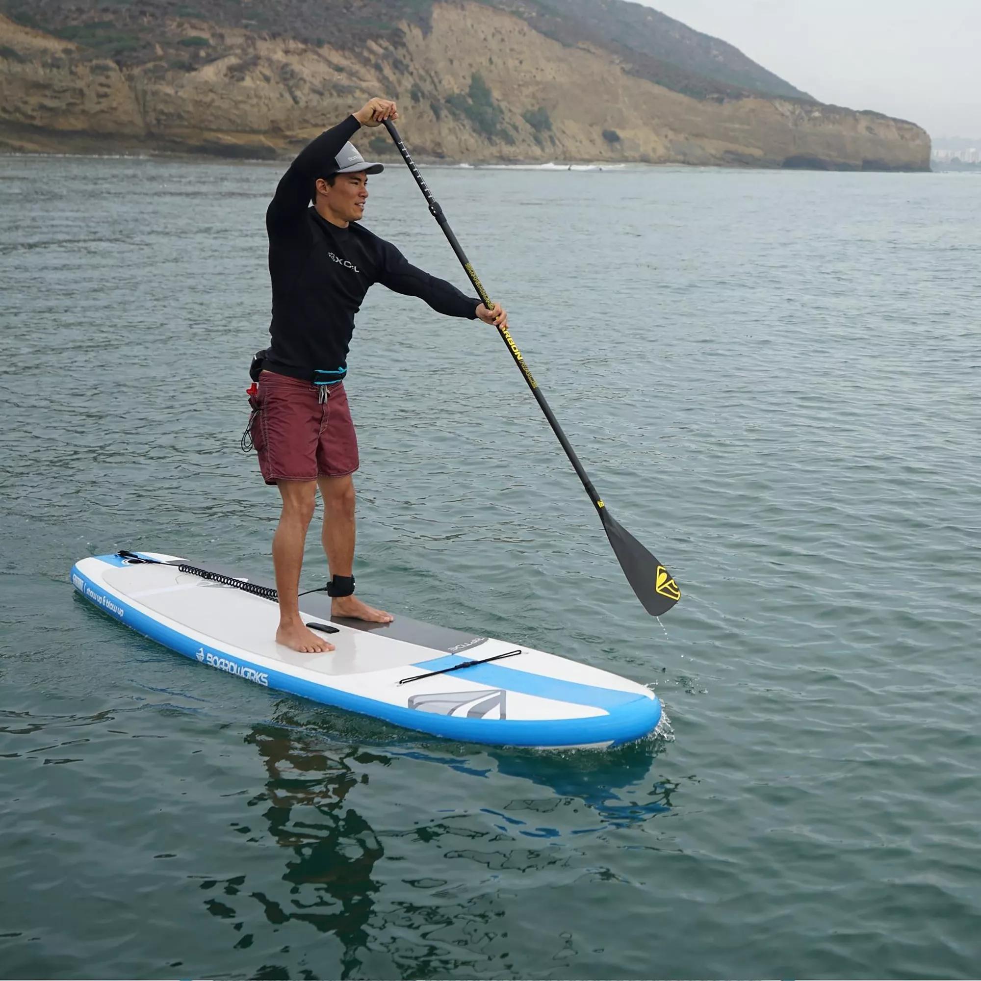 BOARDWORKS - Shubu Riptide 10'6" Inflatable Paddle Board - Blue - 4450559512 - LIFE STYLE 2