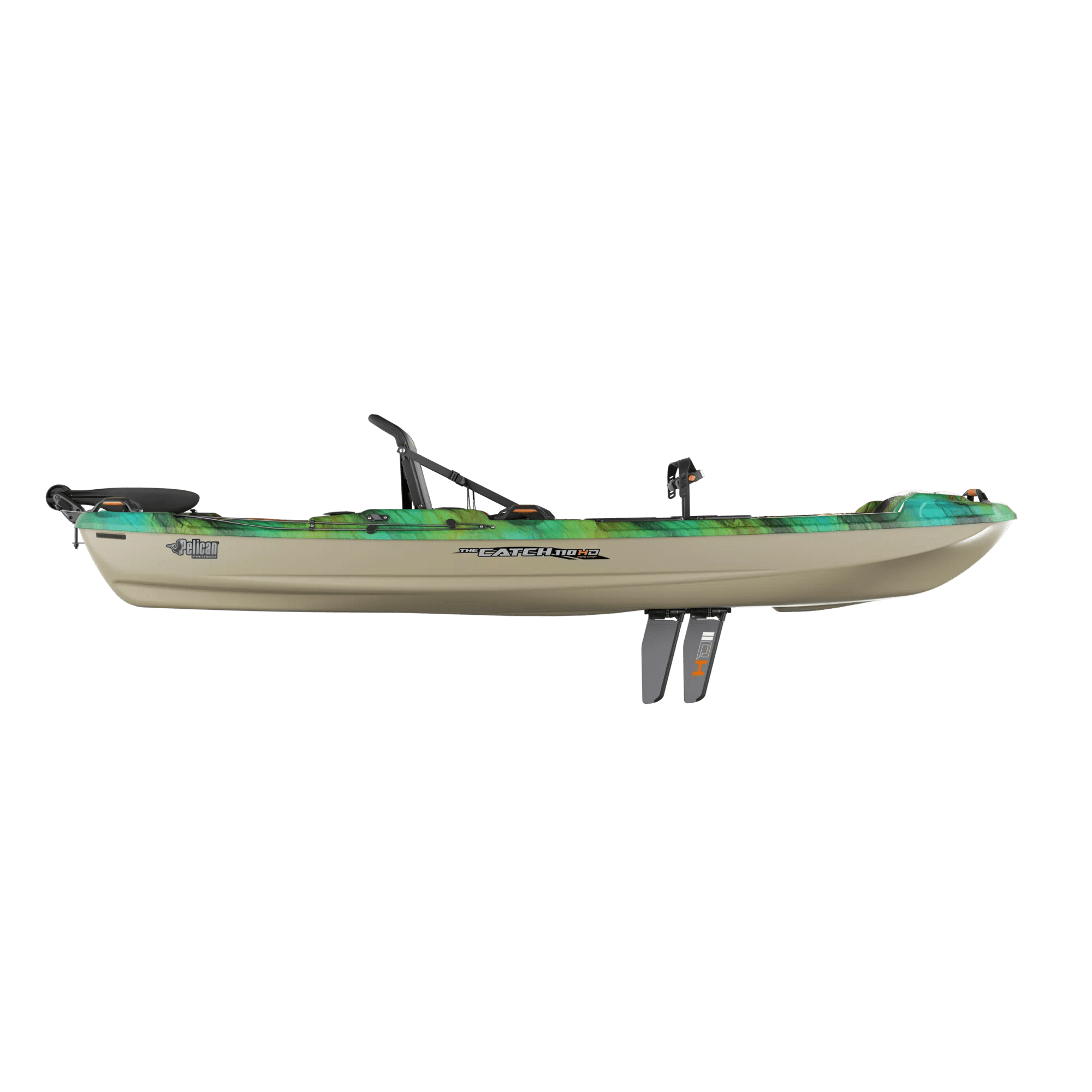 PELICAN - Catch 110HDII Fishing Kayak - Brown - KRP11P100 - SIDE