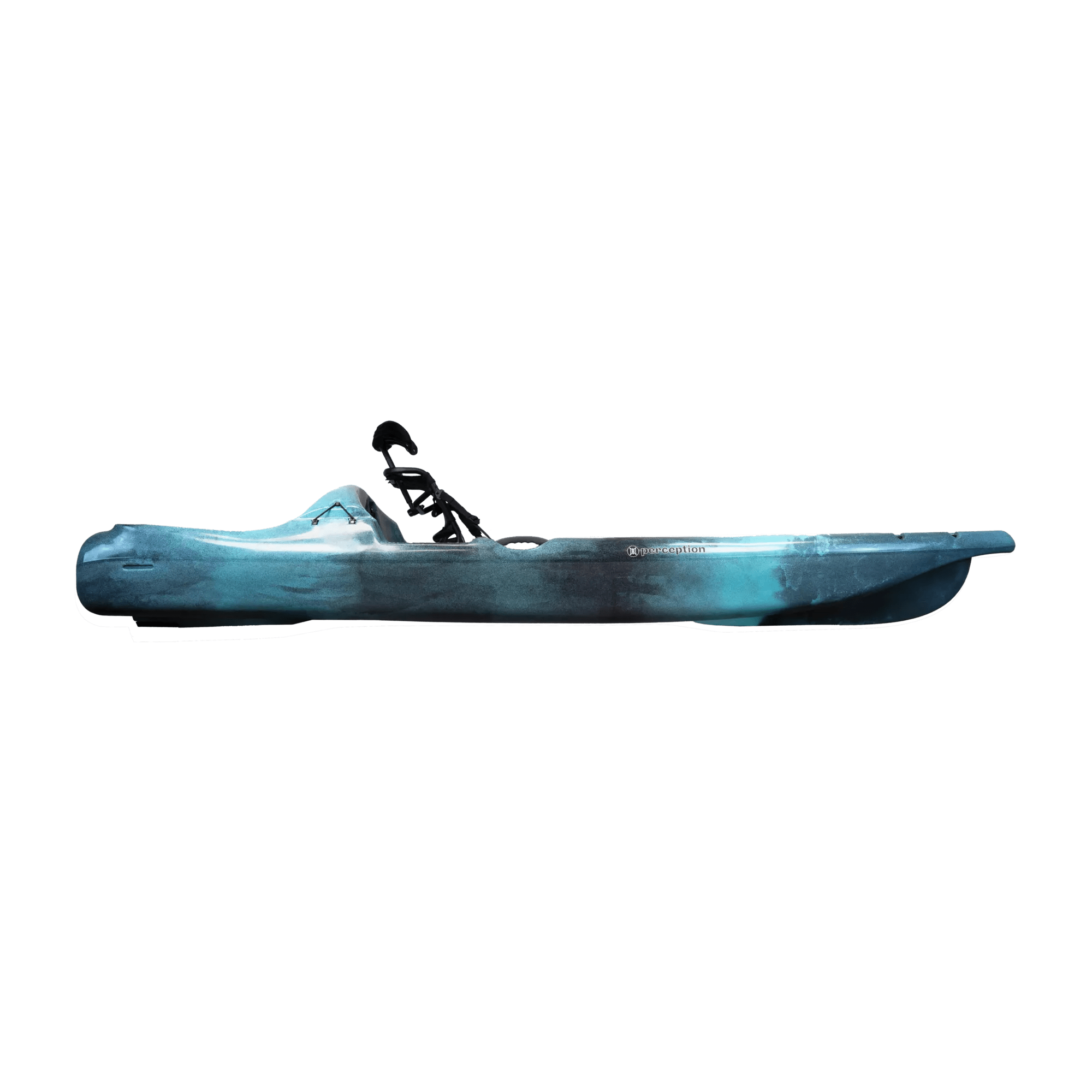 PERCEPTION - Hangtime 11.0 Recreational Kayak - Aqua - 9351933178 - SIDE