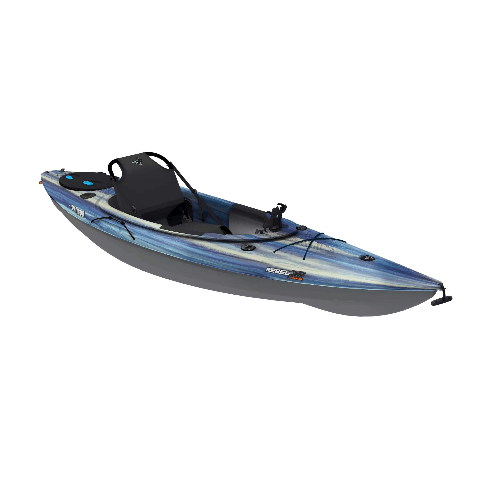 PELICAN - Rebel 100XR Angler Fishing Kayak - Blue - MDP10P104 - ISO