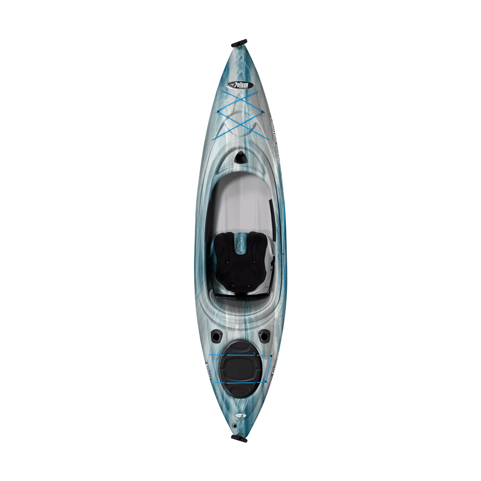 PELICAN - Intrepid 100XP Fishing Kayak - Grey - KXP10P103 - TOP 