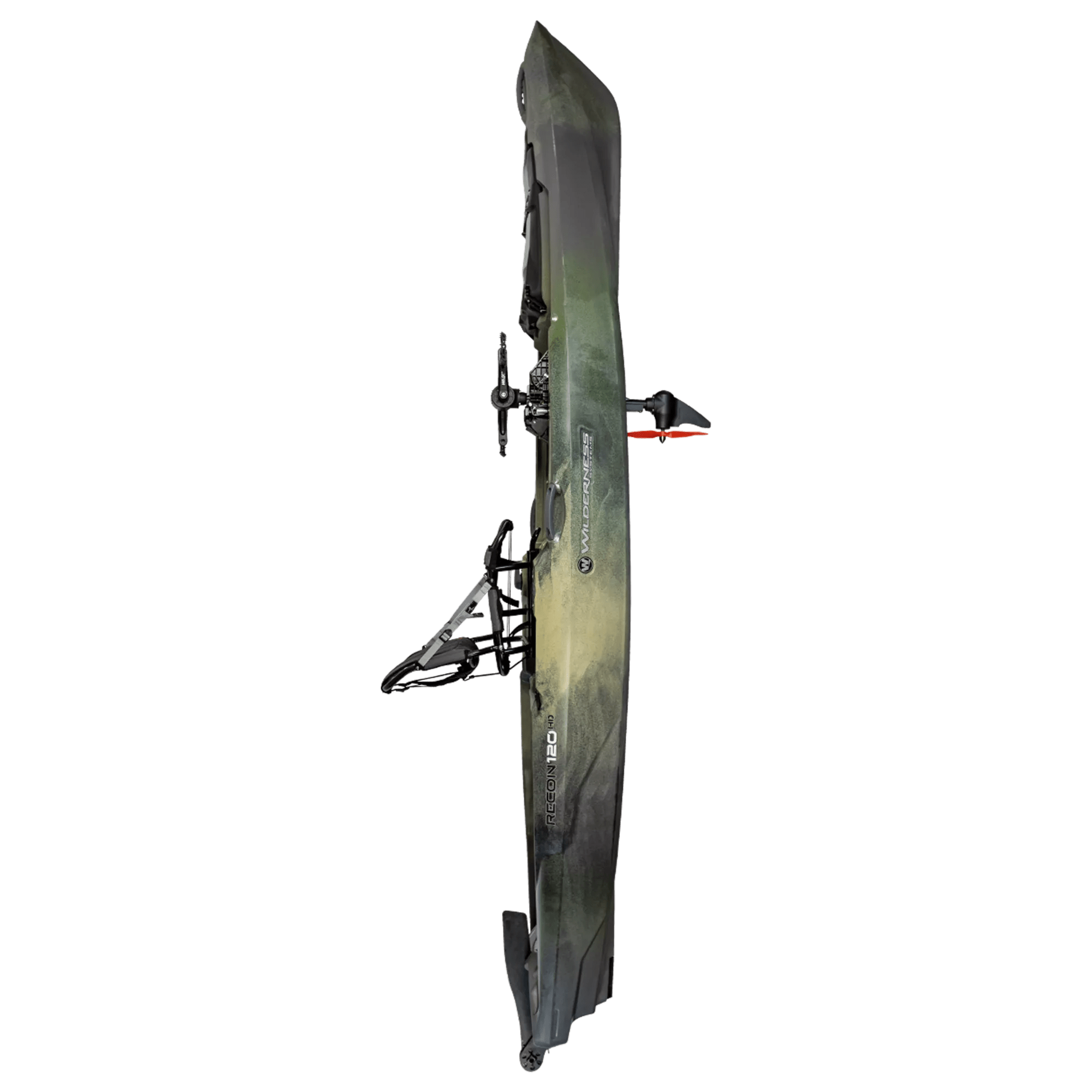 WILDERNESS SYSTEMS - Recon 120 HD Fishing Kayak - Discontinued color/model - Brown - 9751090182 - SIDE