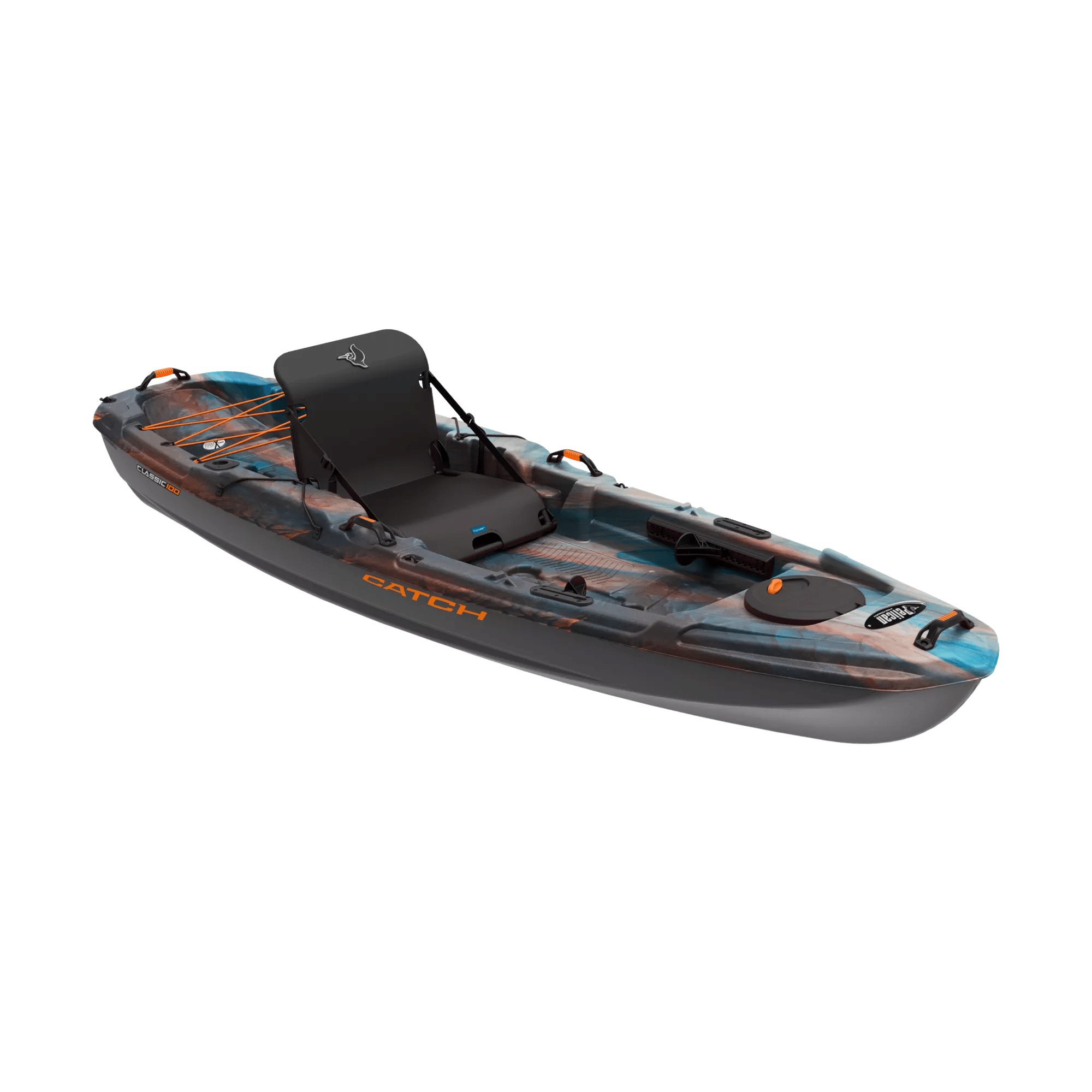 PELICAN - Catch Classic 100 Fishing Kayak - Blue - KRP10P202 - ISO 