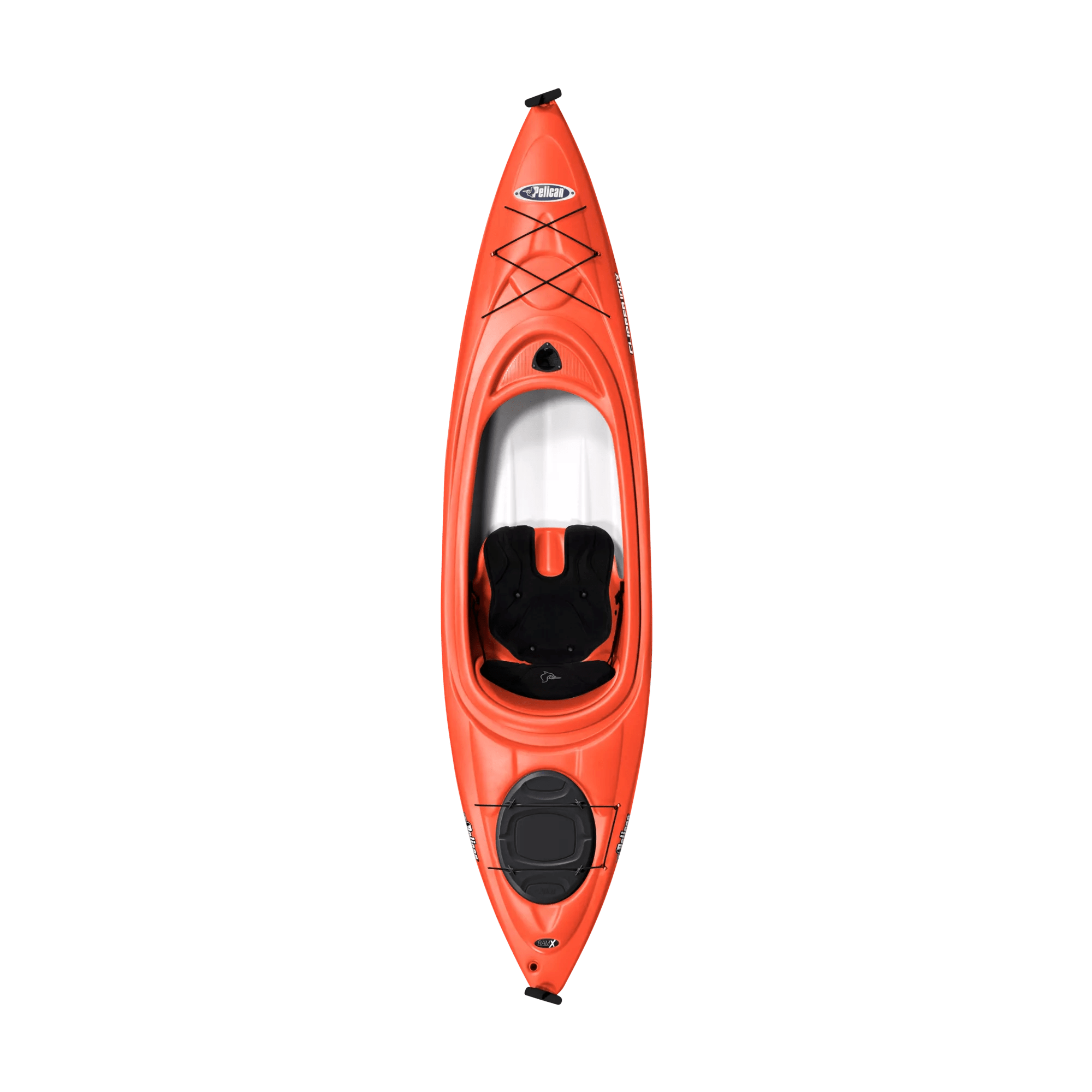 PELICAN - Clipper 100X Recreational Kayak - Orange - KXA10P101 - TOP