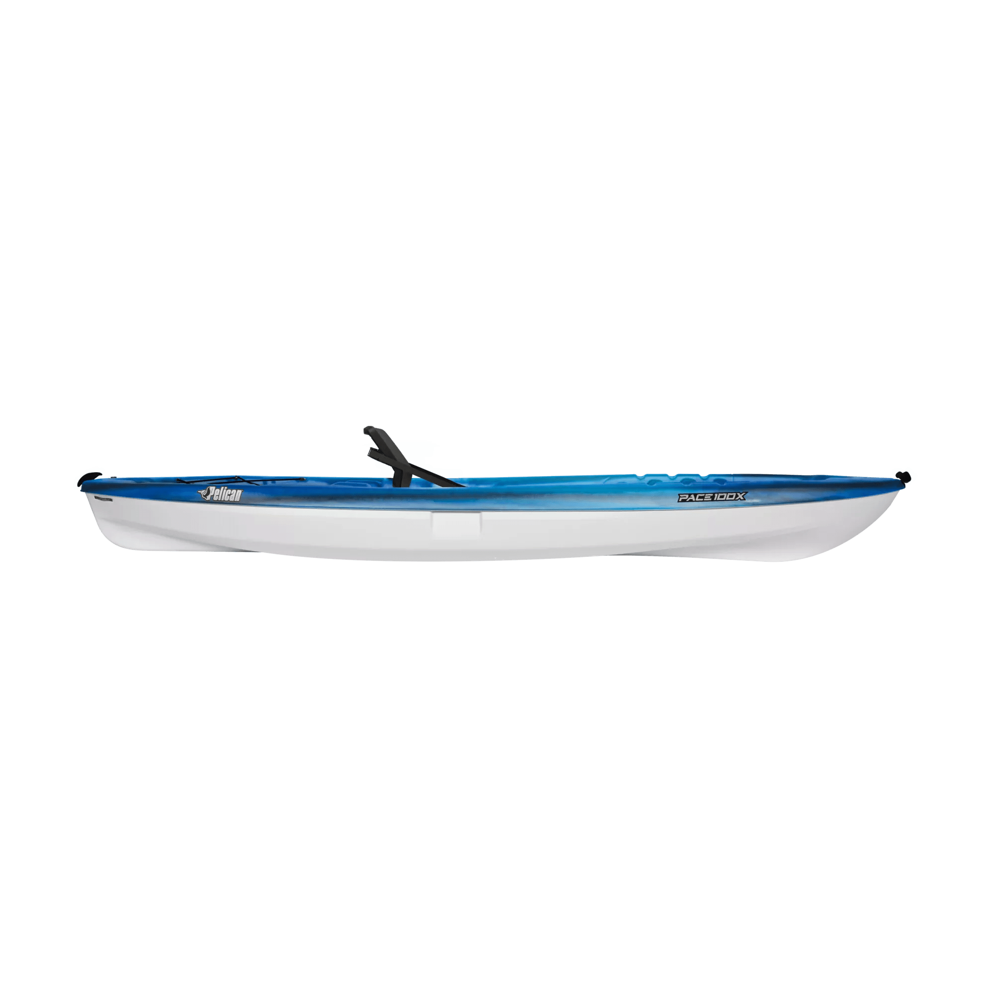 PELICAN - Pace 100X Sit-on Recreational Kayak - Grey - KVF10P204 - SIDE