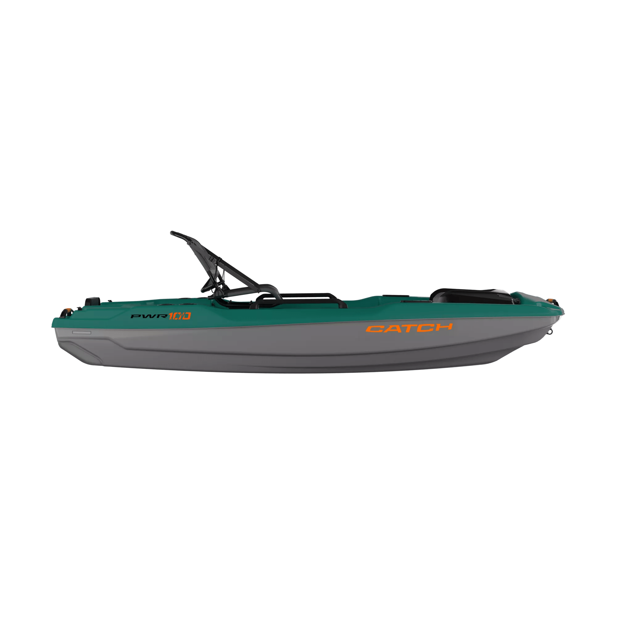 PELICAN - Catch PWR 100 Fishing Kayak - Green - MFP10P104-00 - SIDE