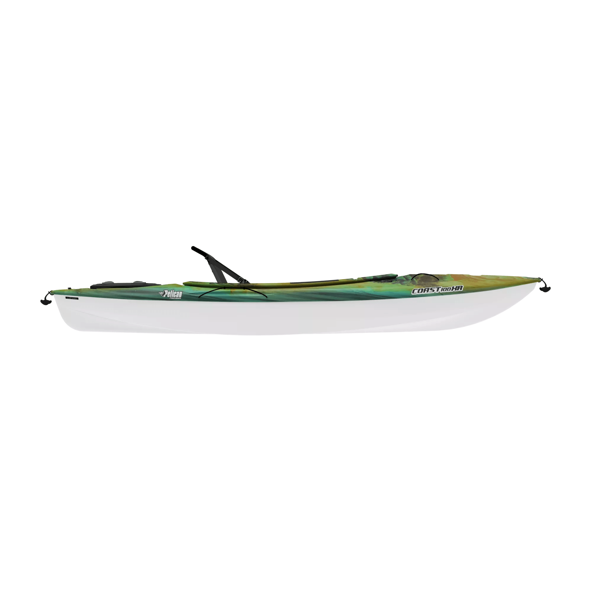 PELICAN - Coast 100XR Sit-in Recreational Kayak - Brown - MDP10P600 - SIDE