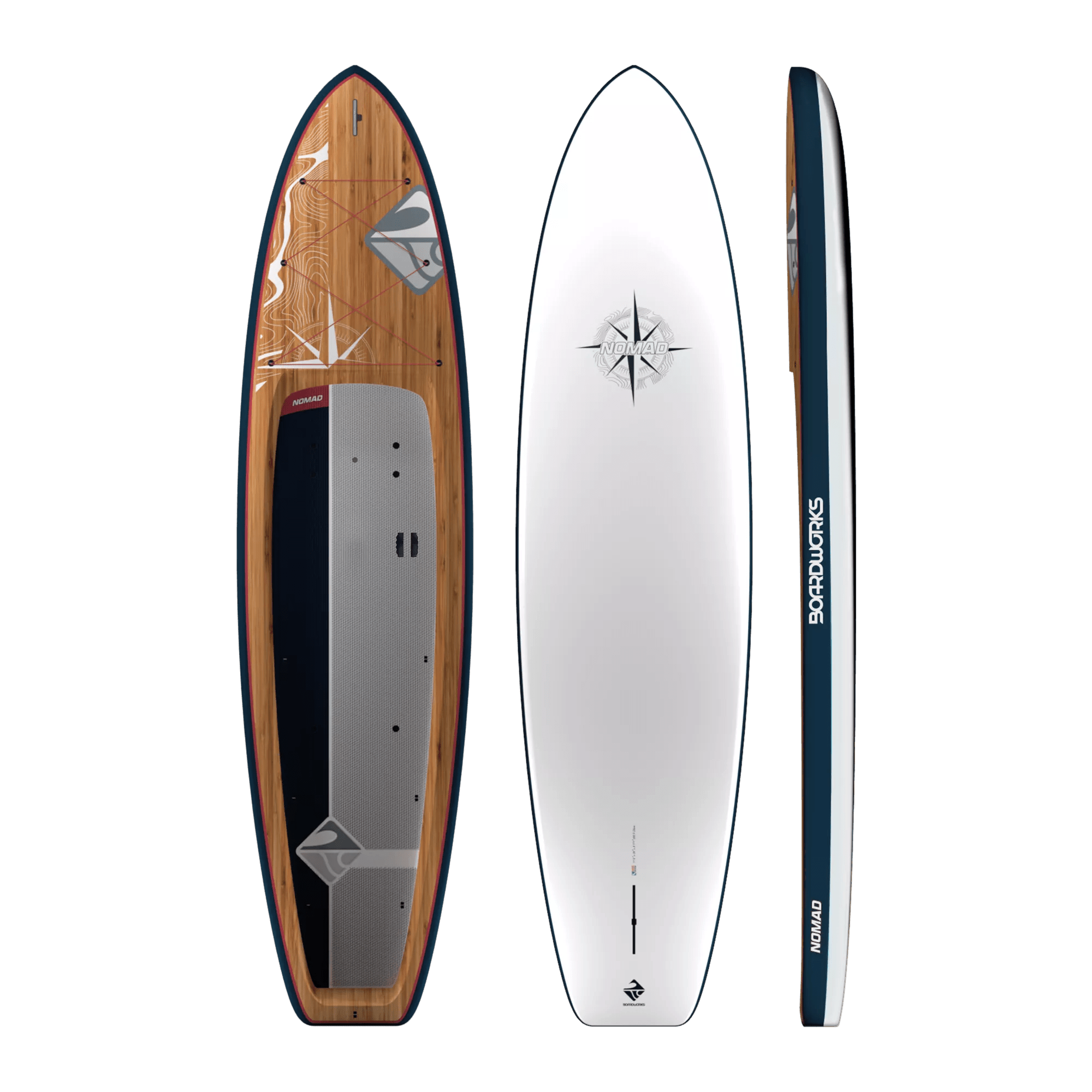 BOARDWORKS - Nomad 11'6" Fishing Paddle Board - Dark blue - 4440339511 - TOP