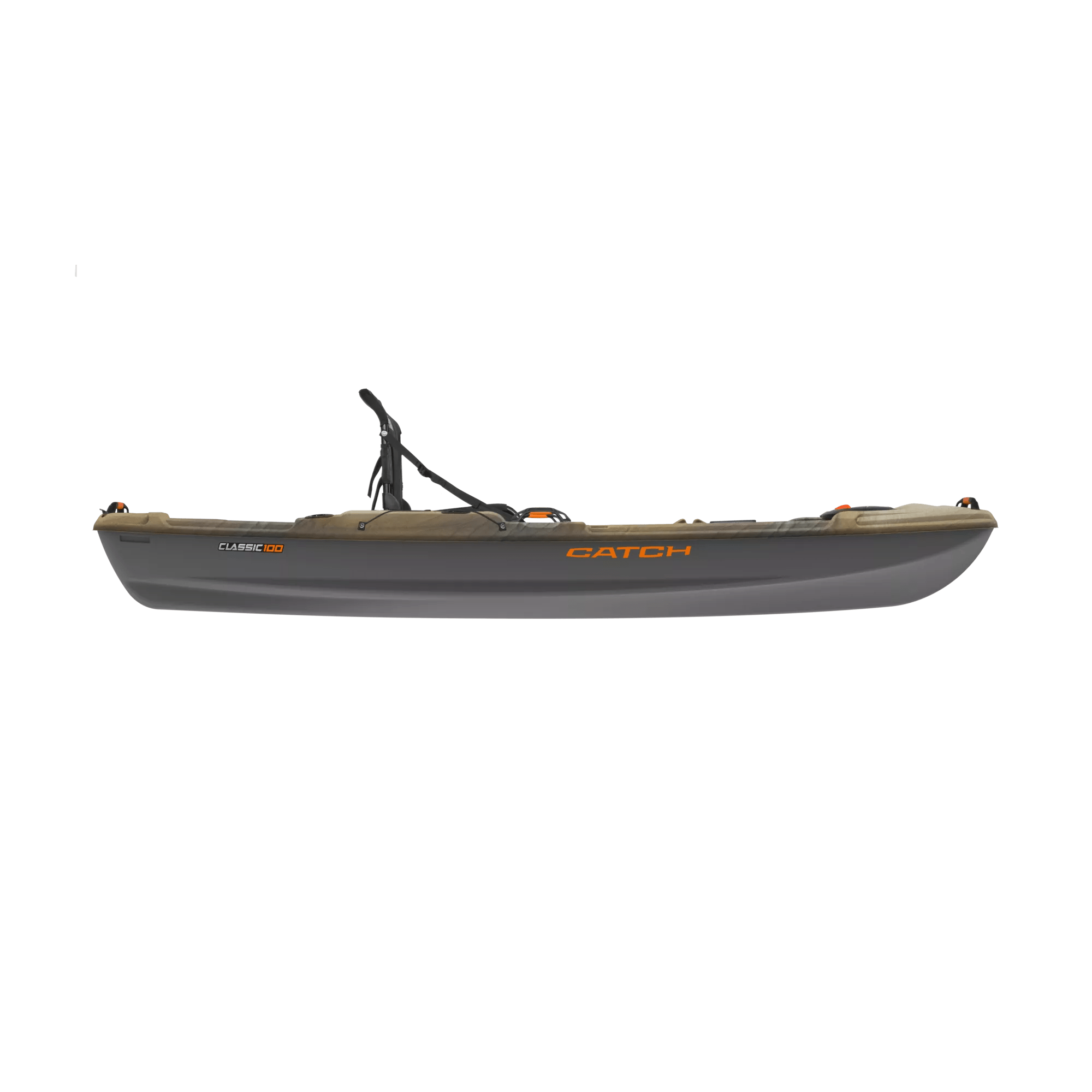 PELICAN - Kayak de pêche Catch Classic 100 - Beige - KRP10P102-00 - SIDE