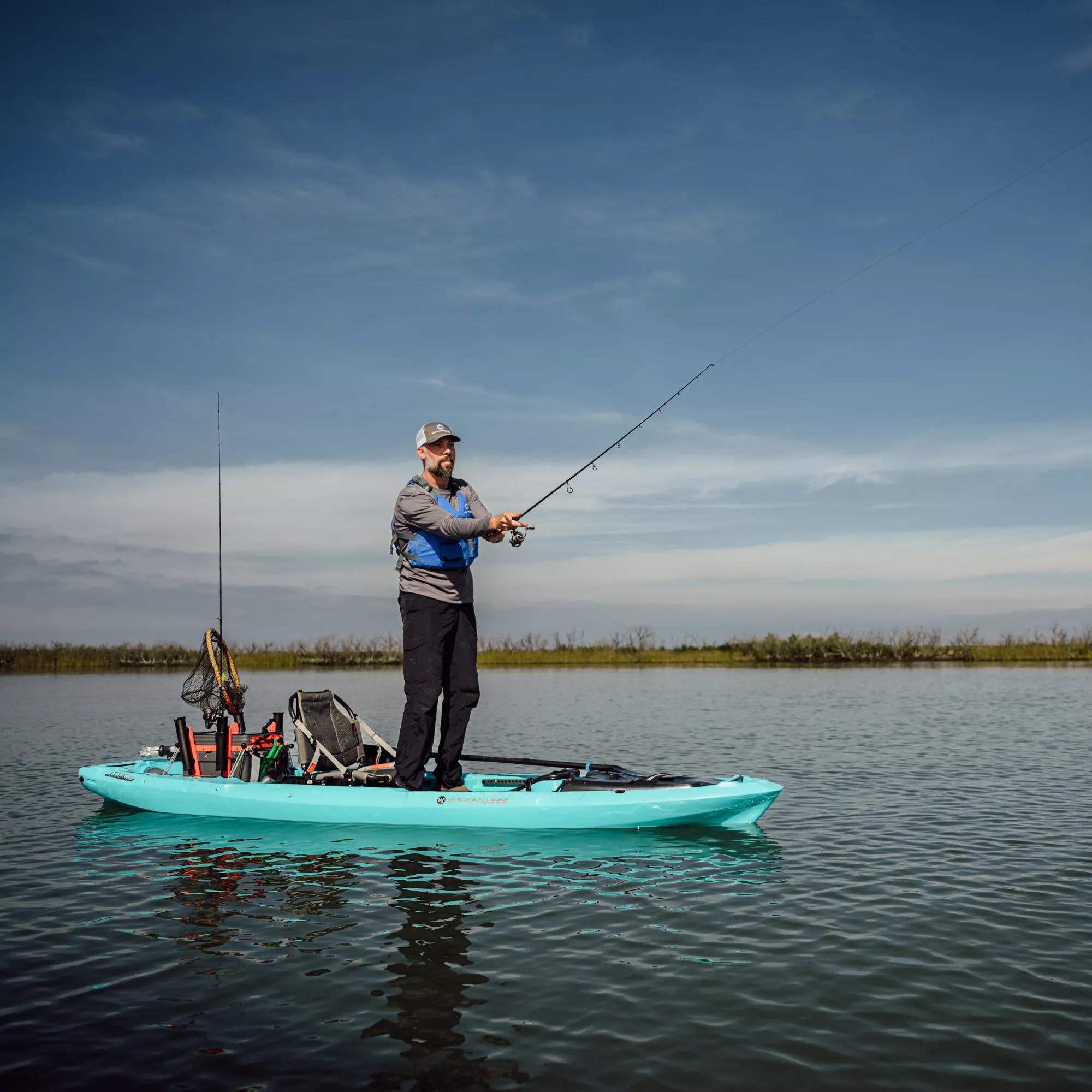 WILDERNESS SYSTEMS - A.T.A.K. 120 Fishing Kayak - Brown - 9750917203 - LIFE STYLE 1