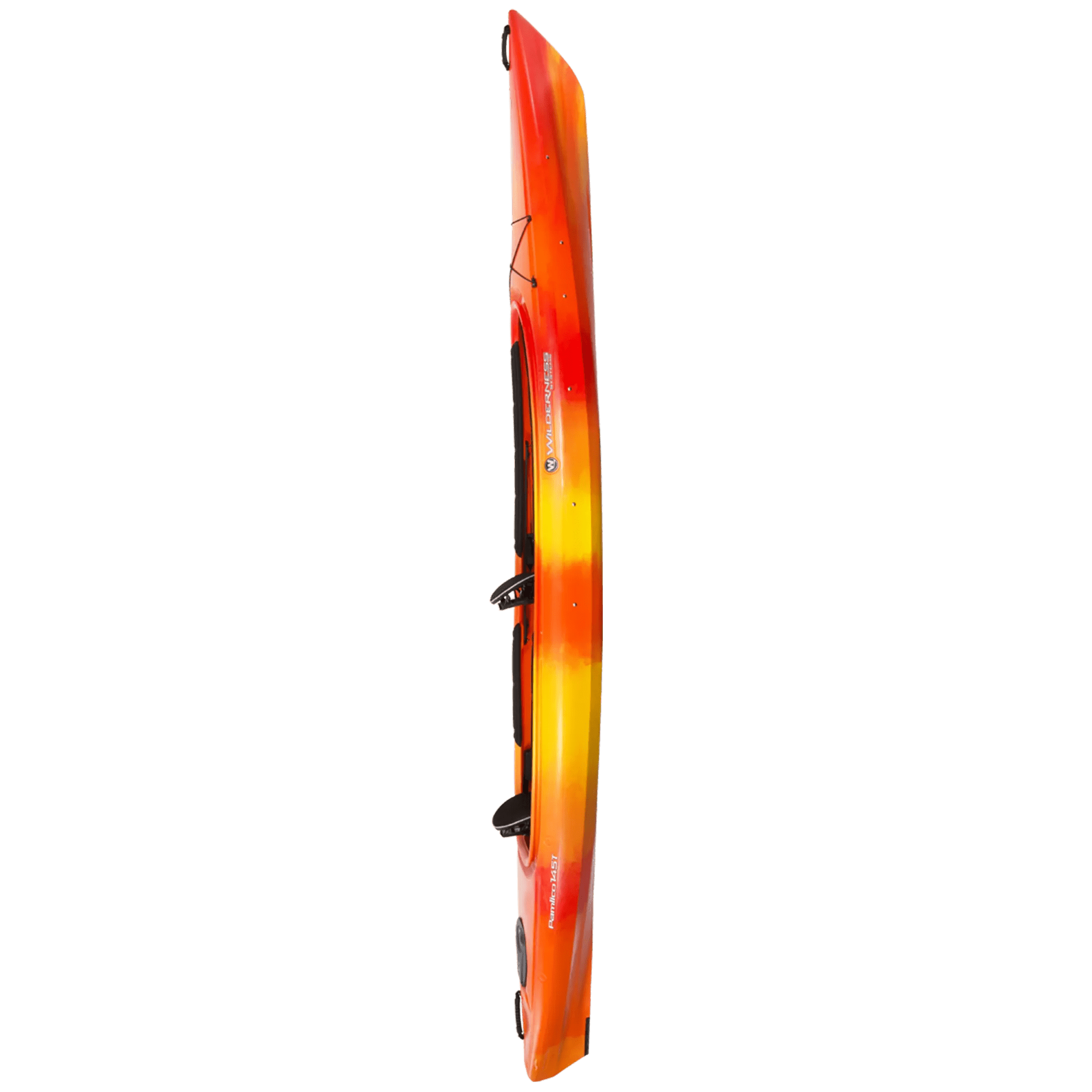 WILDERNESS SYSTEMS - Pamlico 145T Recreational Kayak - Orange - 9730455054 - SIDE