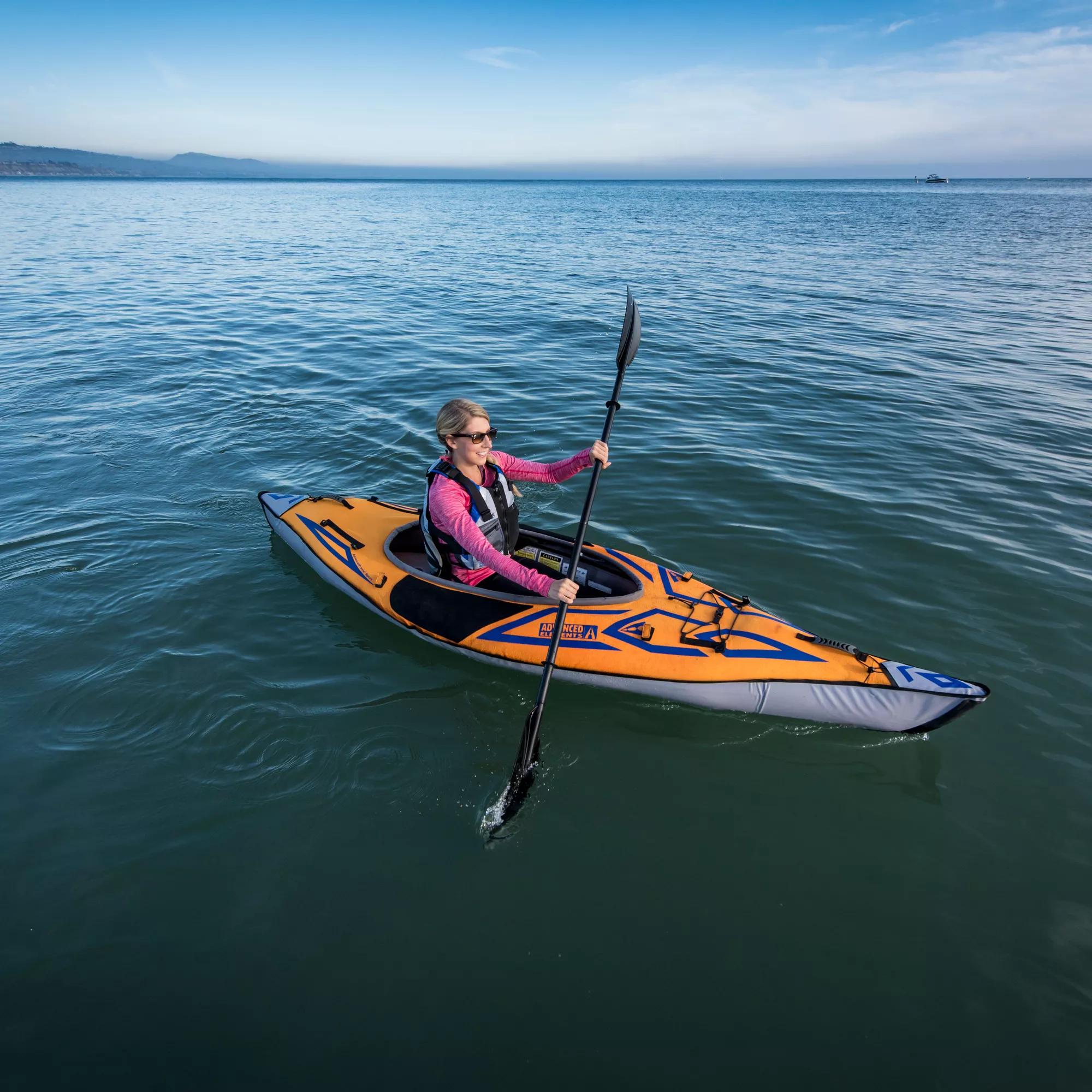 ADVANCED ELEMENTS - AdvancedFrame™ Sport Kayak Without Pump - Orange - AE1017-O - LIFE STYLE 1