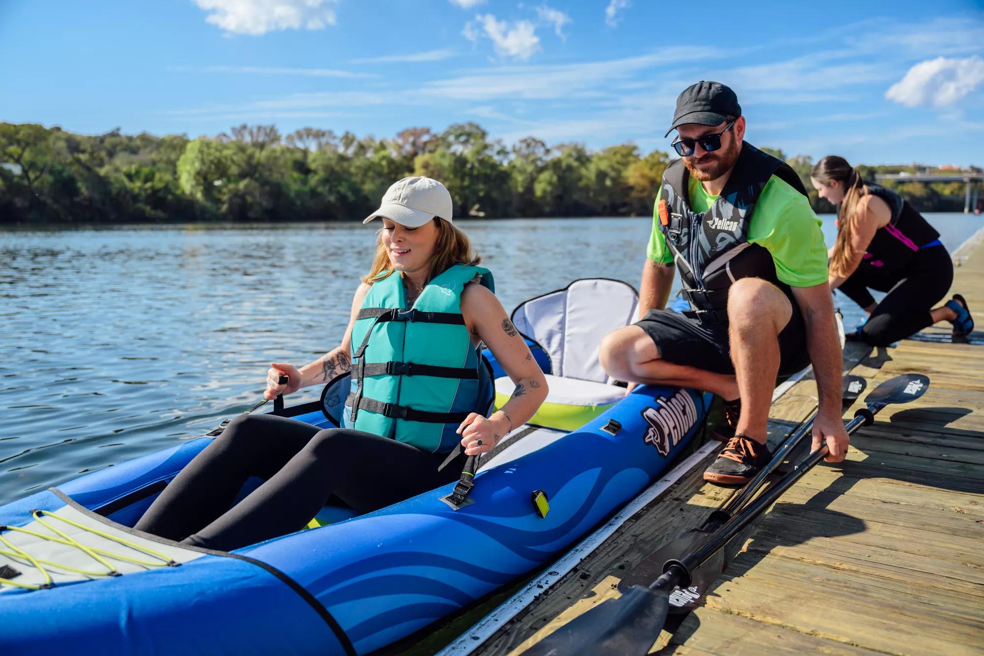 Blue Pelican iESCAPE Inflatable Kayak