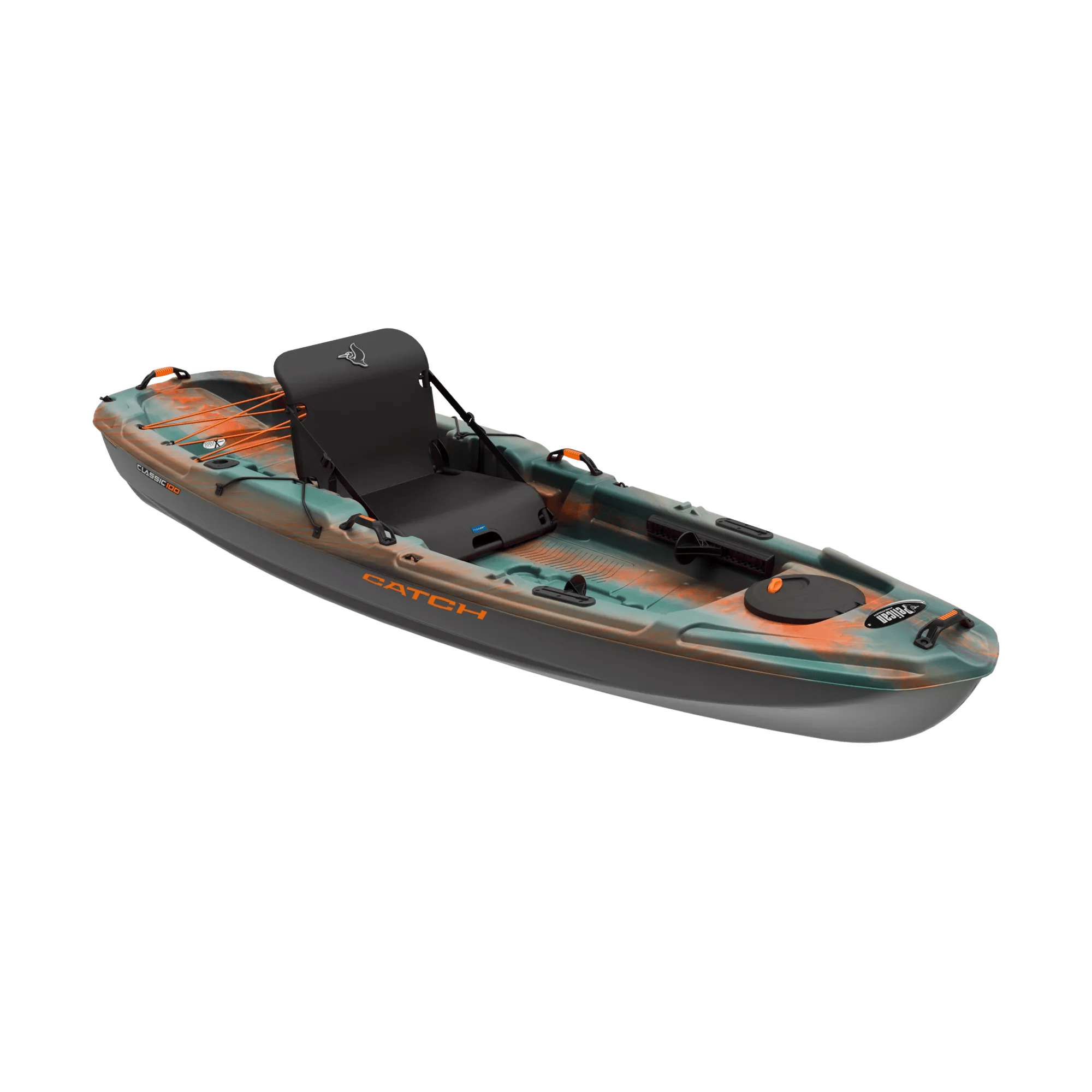 PELICAN - Catch Classic 100 Fishing Kayak - Green - KRP10P104-00 - ISO