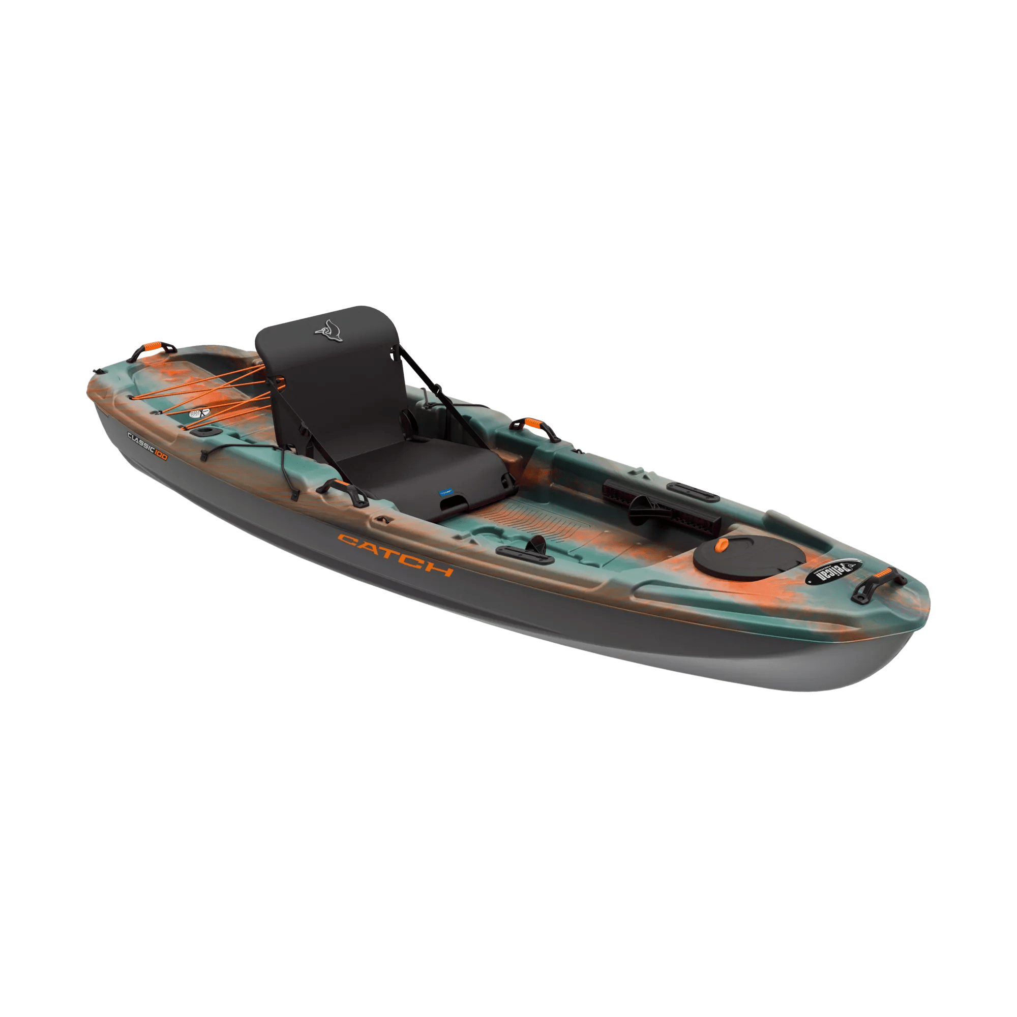 PELICAN - Catch Classic 100 Fishing Kayak - Green - KRP10P104-00 - ISO 