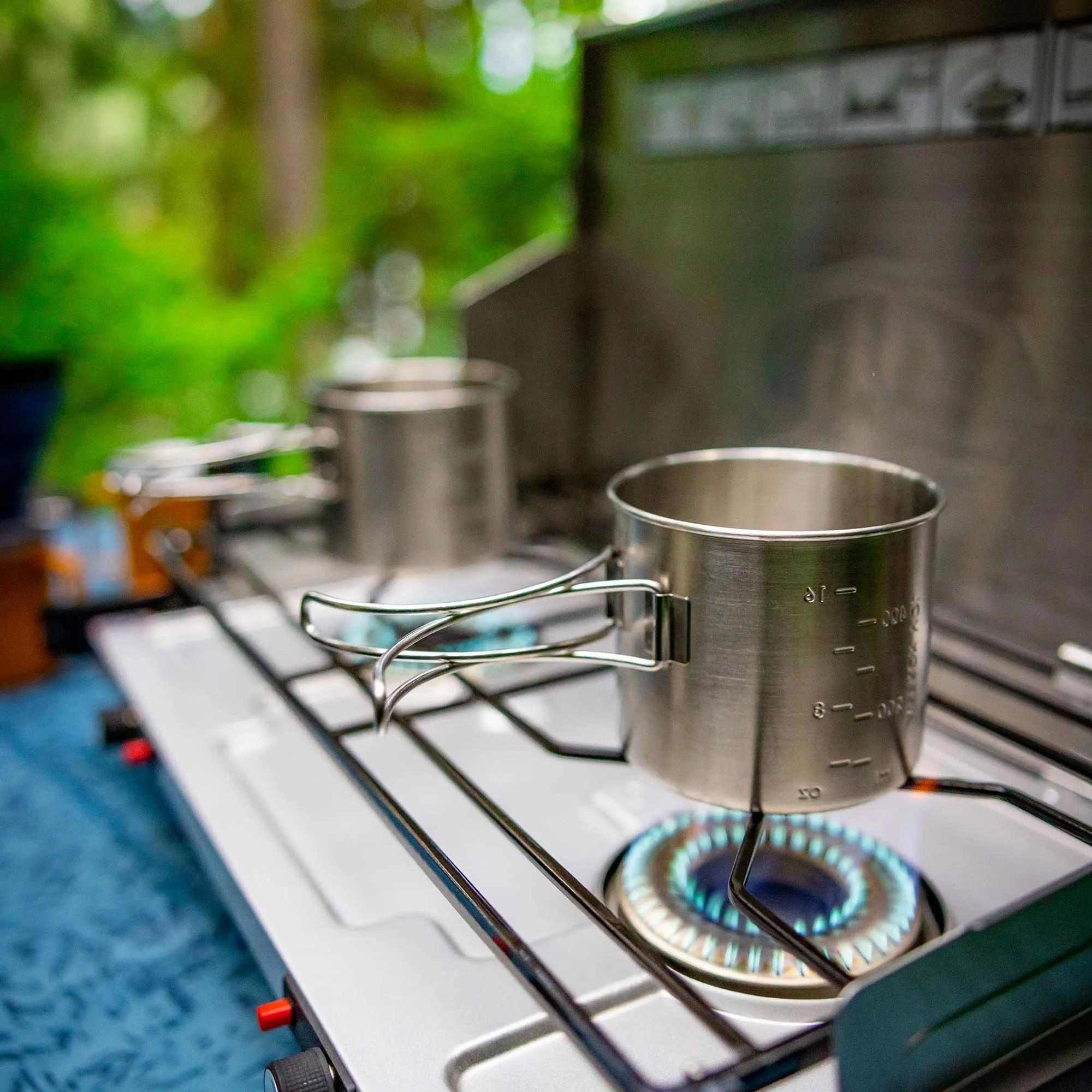 GSI OUTDOORS - Pinnacle Pro 2 Burner Stove - Grey - 56015 - LIFE STYLE 2