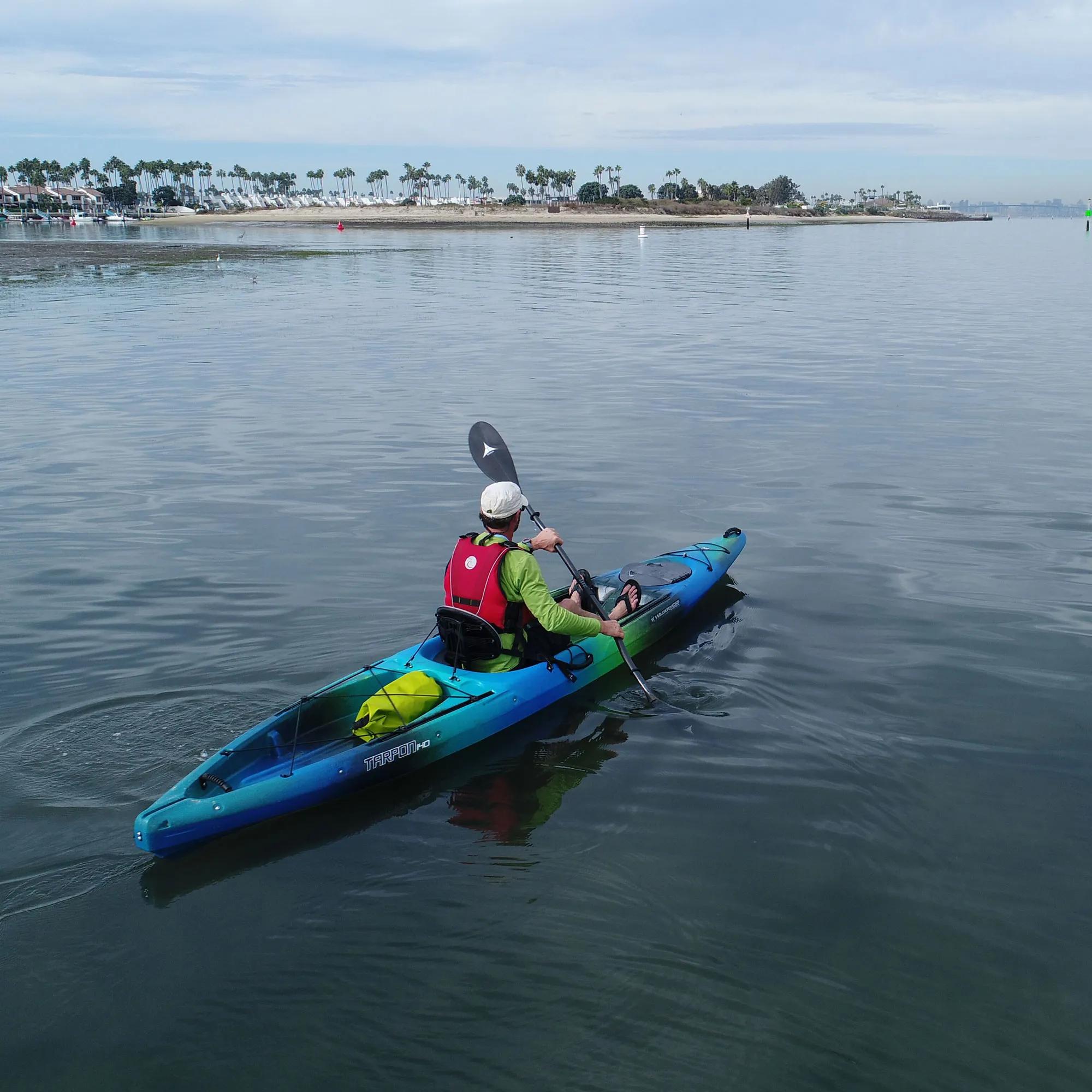 WILDERNESS SYSTEMS - Tarpon 140 Fishing Kayak - Brown - 9750405181 - LIFE STYLE 1