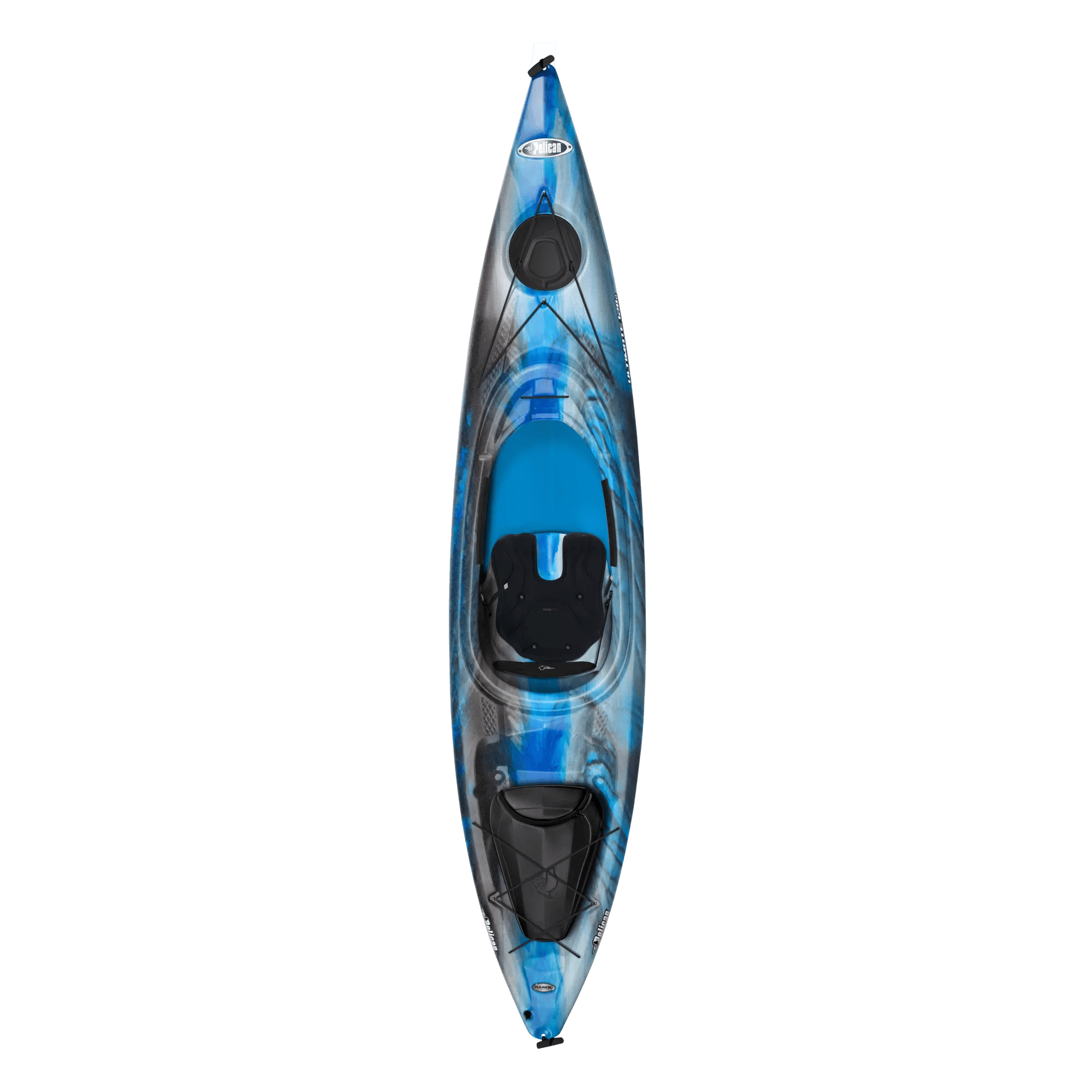 PELICAN - Ultimate 120X EXO Recreational Kayak - Grey - KYF12P300 - TOP
