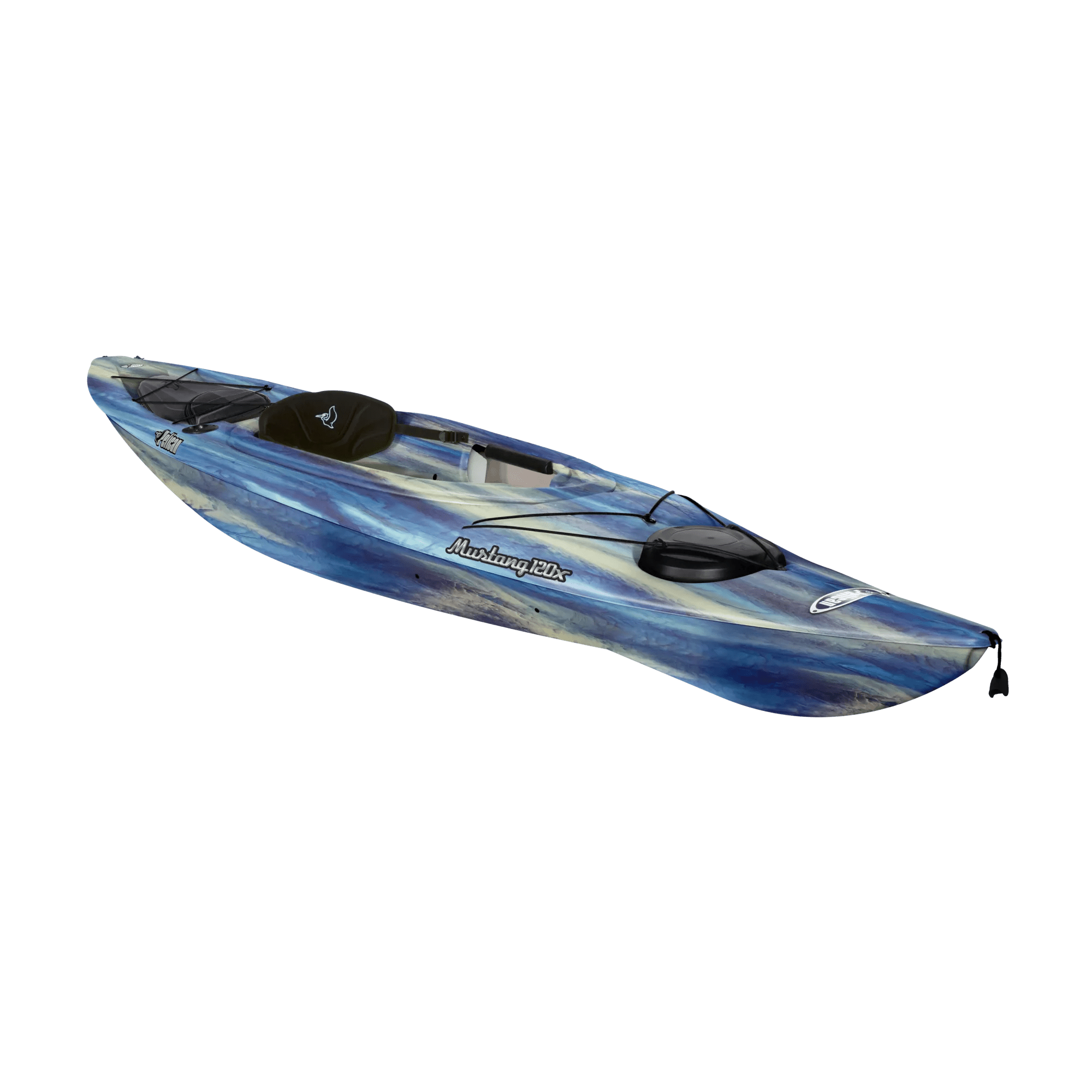 PELICAN - Mustang 120X EXO Recreational Kayak - Blue - KYF12P103 - ISO