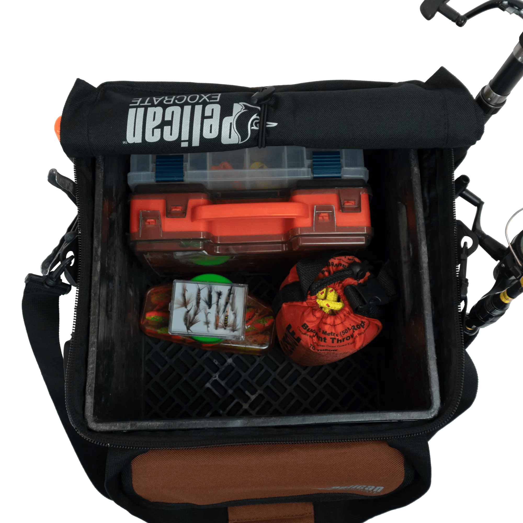 PELICAN - Exocrate Fishing Crate Bag - Black - PS1953-00 - TOP