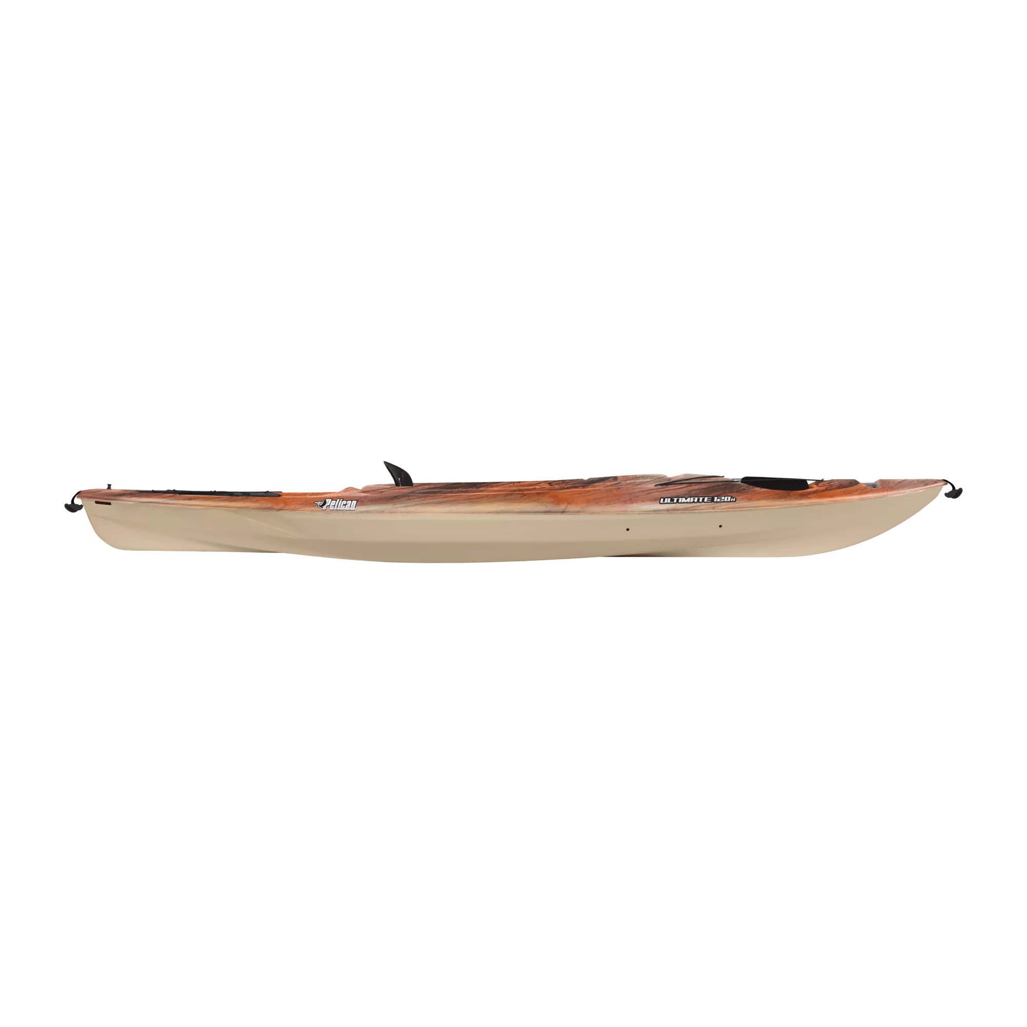PELICAN - Ultimate 120X EXO Recreational Kayak - Discontinued color/model - Grey - KYF12P203 - SIDE