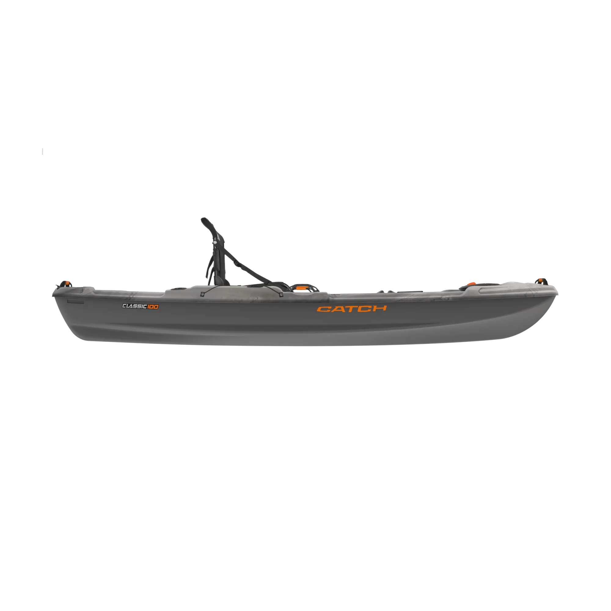 PELICAN - Catch Classic 100 Fishing Kayak - Grey - KRP10P103-00 - SIDE