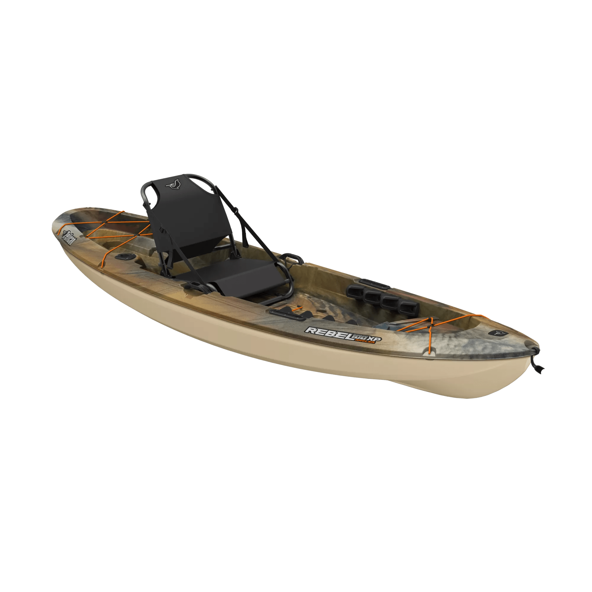 PELICAN - Kayak de pêche Rebel 100XP Angler - Grey - MGF10P301 - ISO