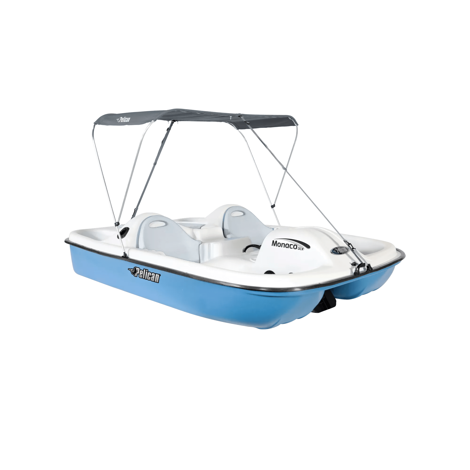 PELICAN - Monaco DLX Pedal Boat with Canopy - White - HHA25P109 - 