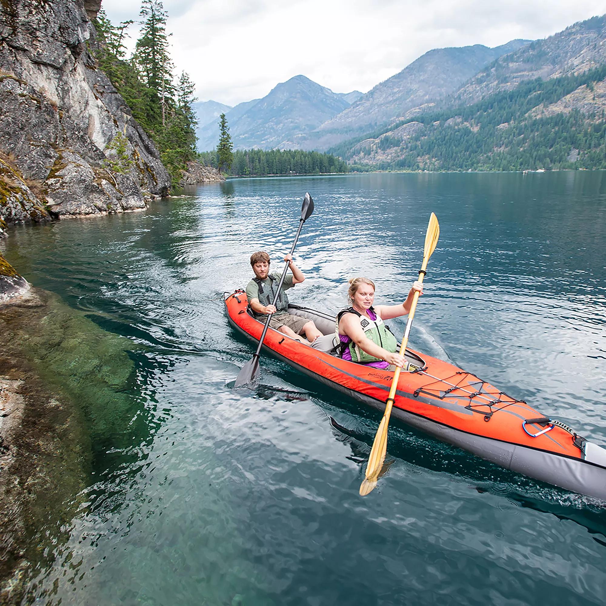 ADVANCED ELEMENTS - AdvancedFrame™ Convertible Kayak with Pump - Red - AE1007-R-P - LIFE STYLE 2