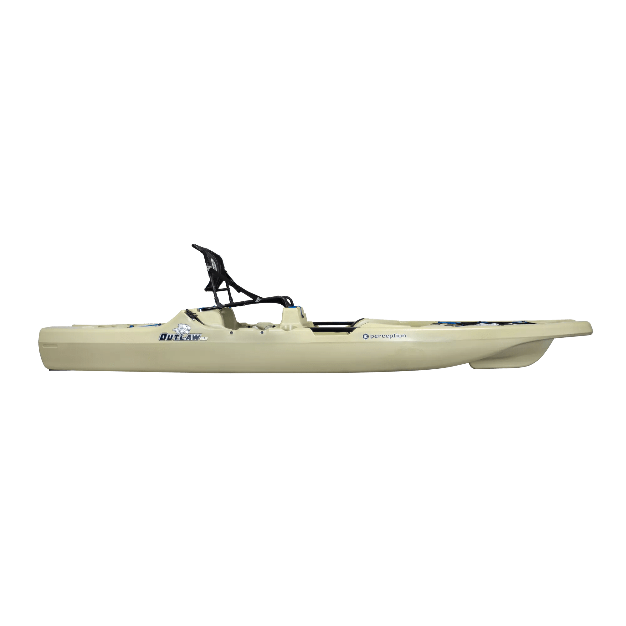 PERCEPTION - Outlaw 11.5 Fishing Kayak - Beige - 9351810181 - SIDE