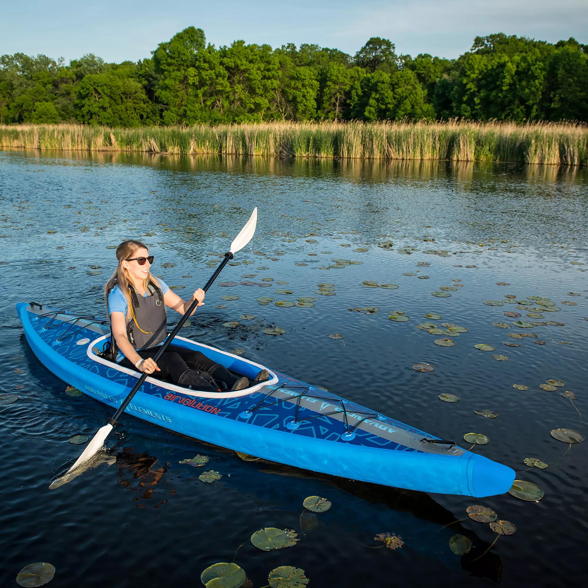 ADVANCED ELEMENTS - AirVolution™ Recreational Kayak with Pump - Blue - AE3029 - LIFE STYLE 3