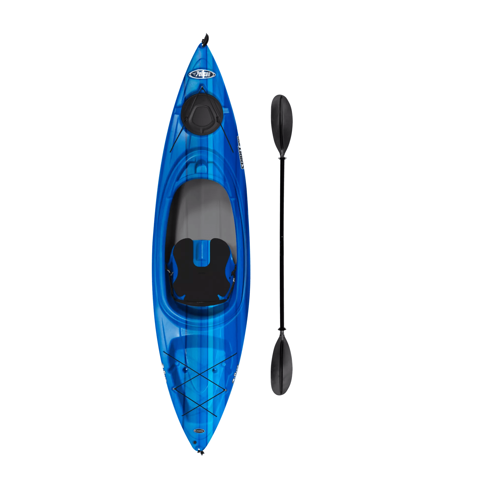 PELICAN - Spirit 100 Kayak with Paddle - Blue - KFF10P280 - TOP 