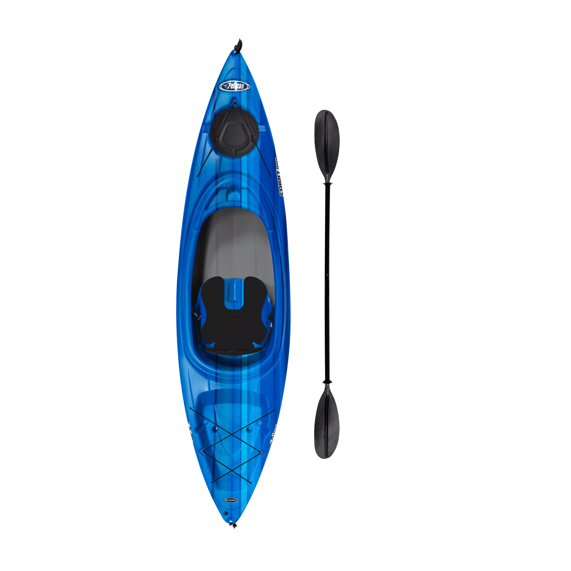 PELICAN - Spirit 100 Kayak with Paddle - Blue - KFF10P280 - TOP