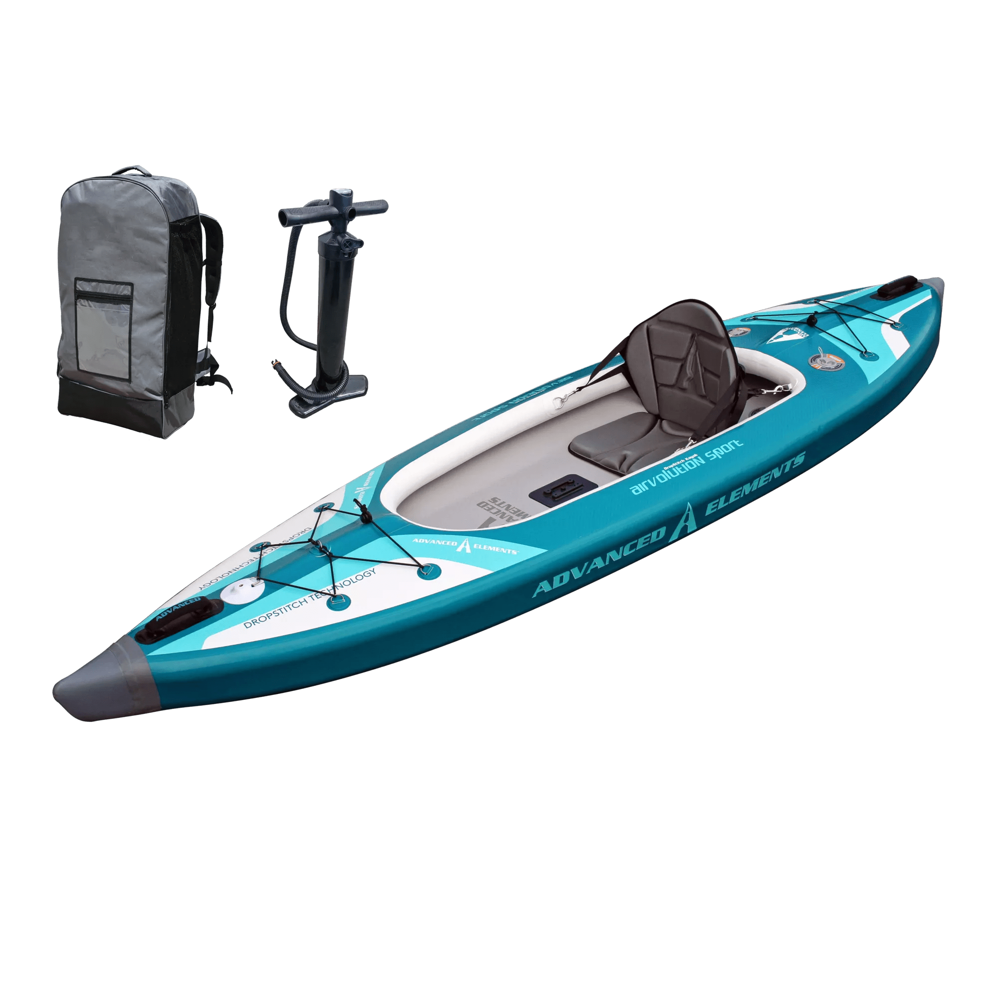 ADVANCED ELEMENTS - Kayak récréatif AirVolution Sport avec pompe -  - AE3028-B - ISO 
