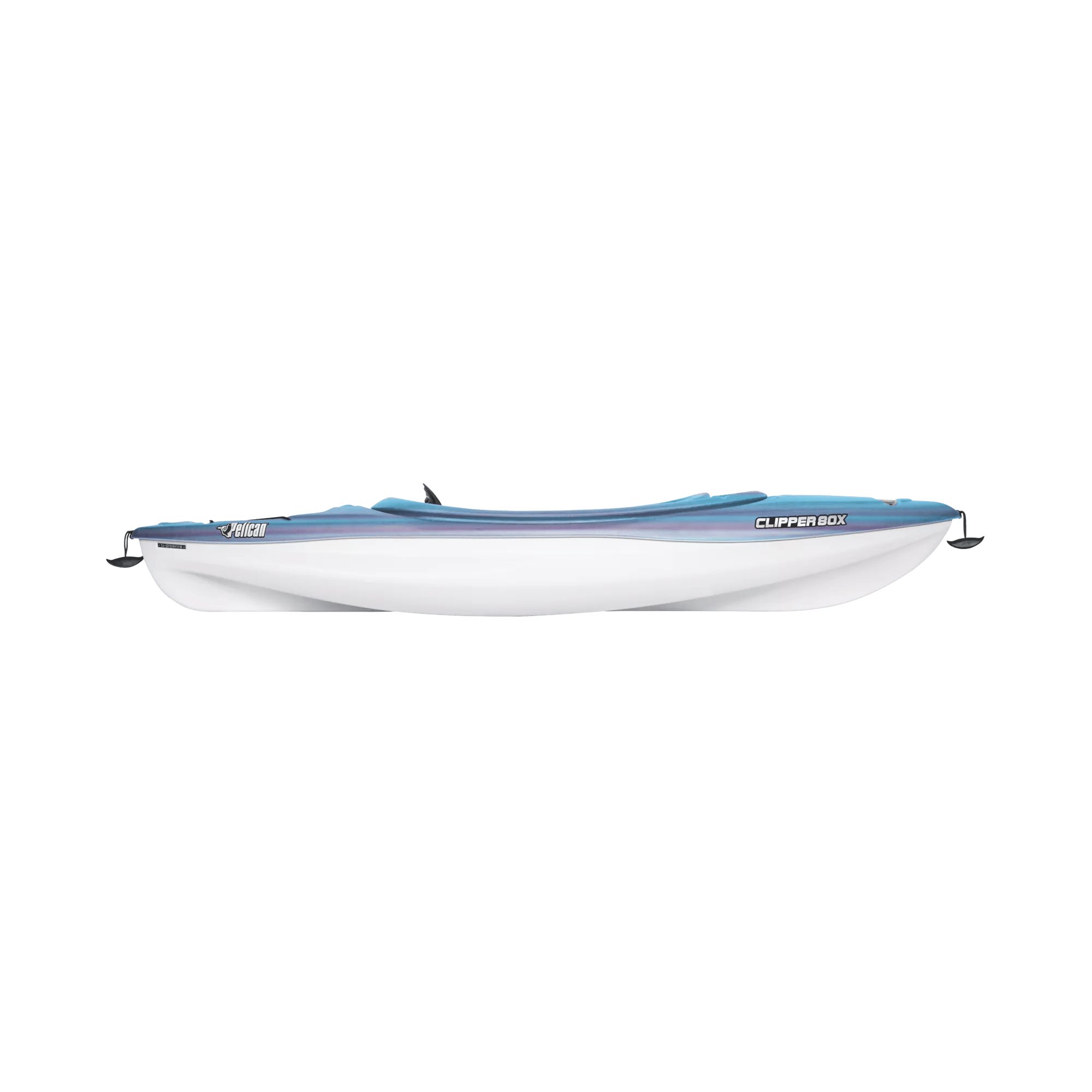 PELICAN - Clipper 80X Recreational Kayak - Blue - KFF08P203 - SIDE