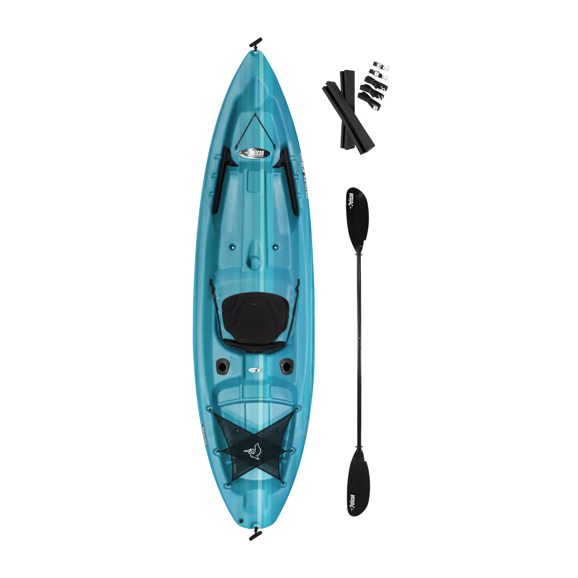 PELICAN - Rustler 100X Recreational Kayak - Blue - KVP10P100-00 - TOP