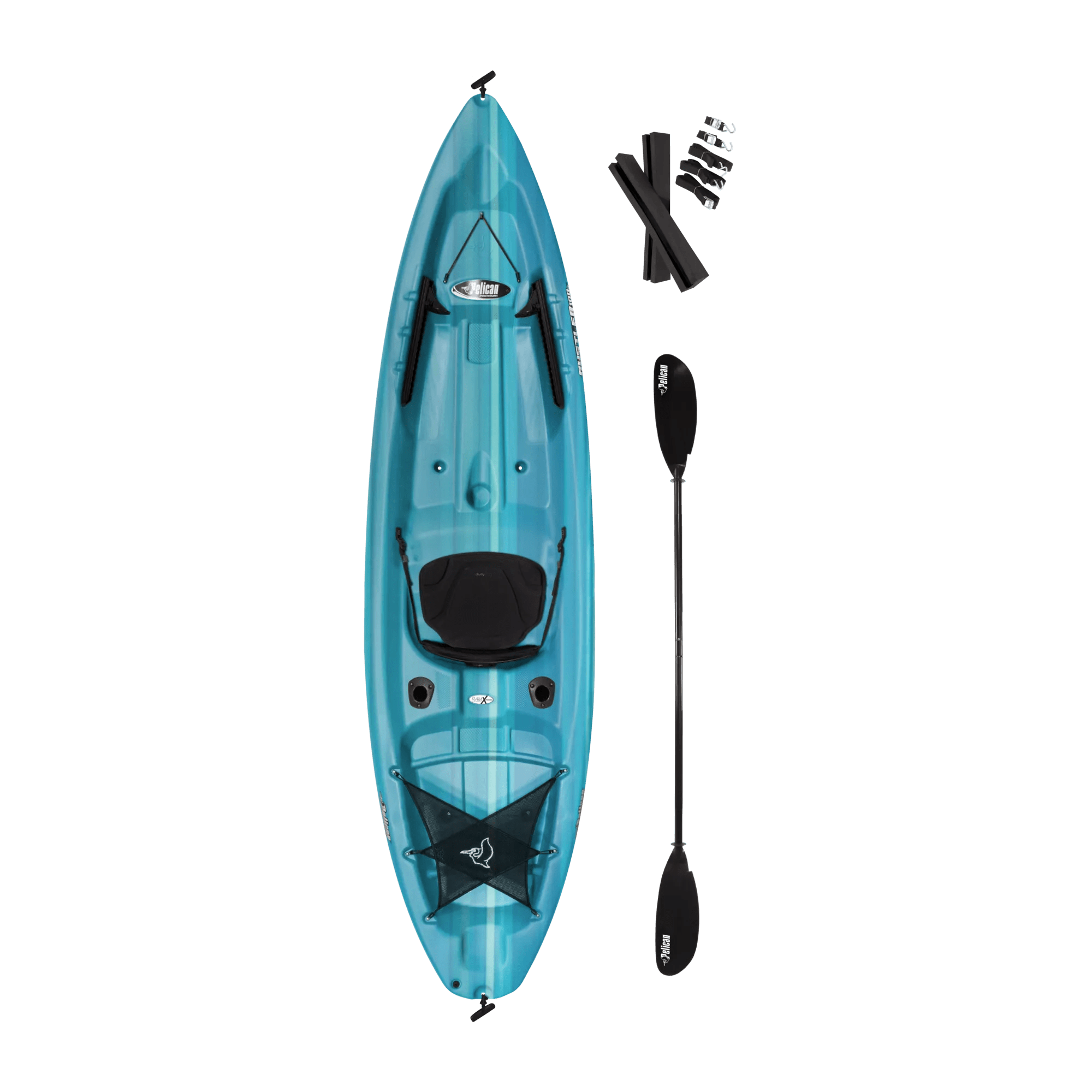 PELICAN - Kayak récréatif Rustler 100X de Pelican - Blue - KVP10P100-00 - TOP