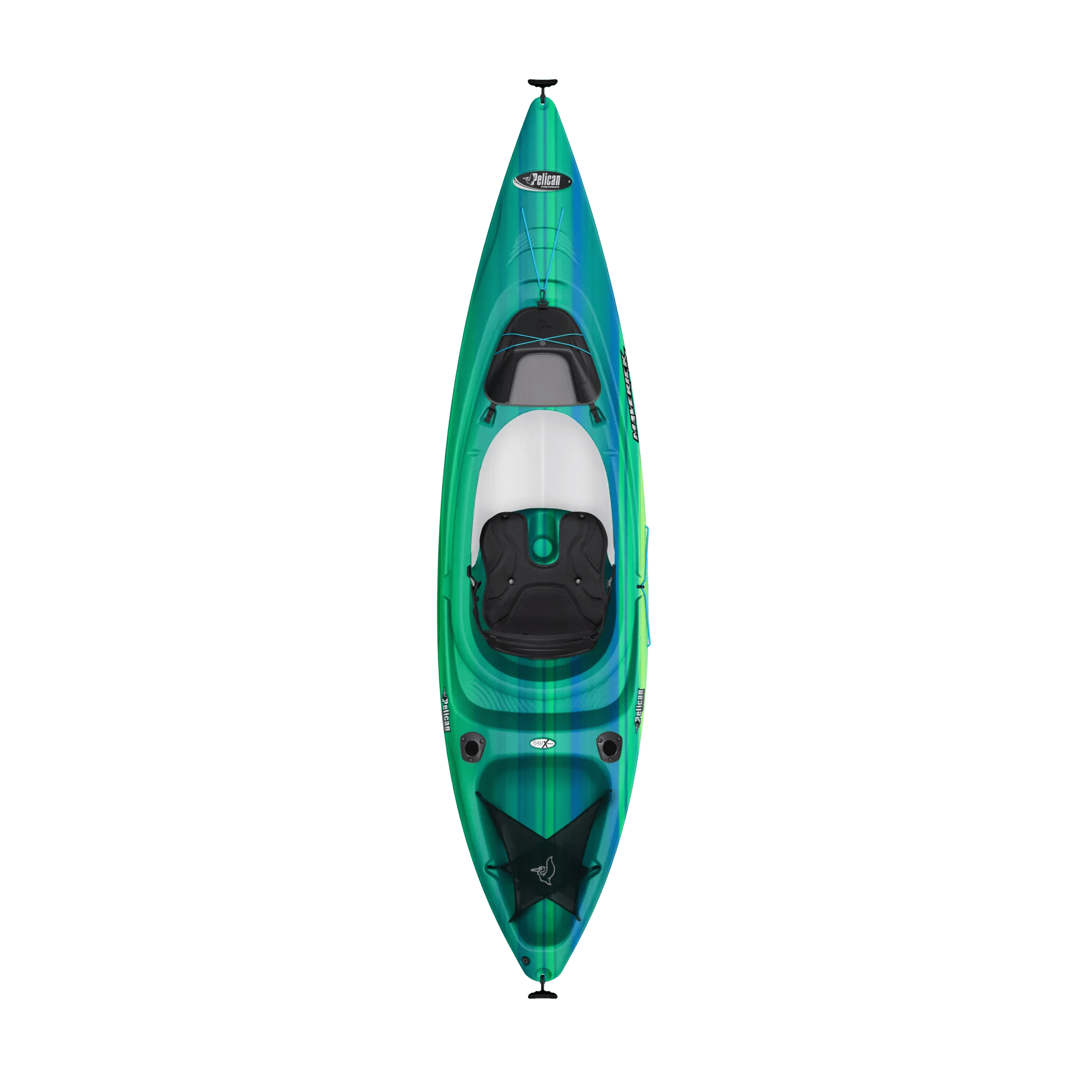 PELICAN - Maverick 100X Recreational Kayak - Blue - KAP10P304 - TOP