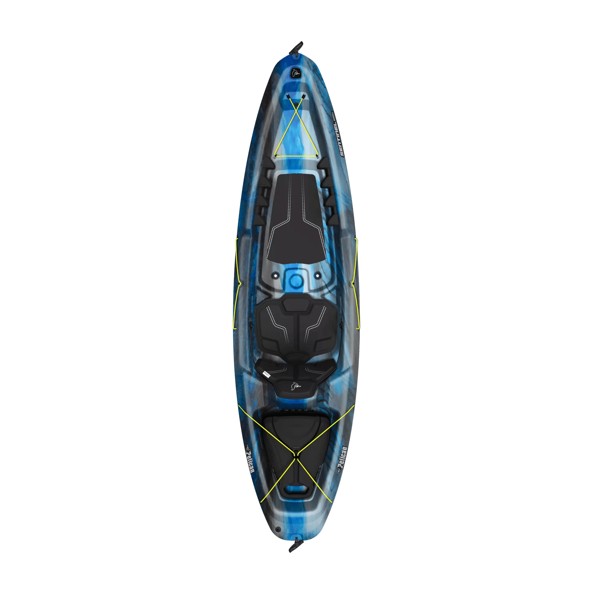 PELICAN - Sentinel 100X EXO Recreational Kayak - Grey - MEF10P100-00 - TOP
