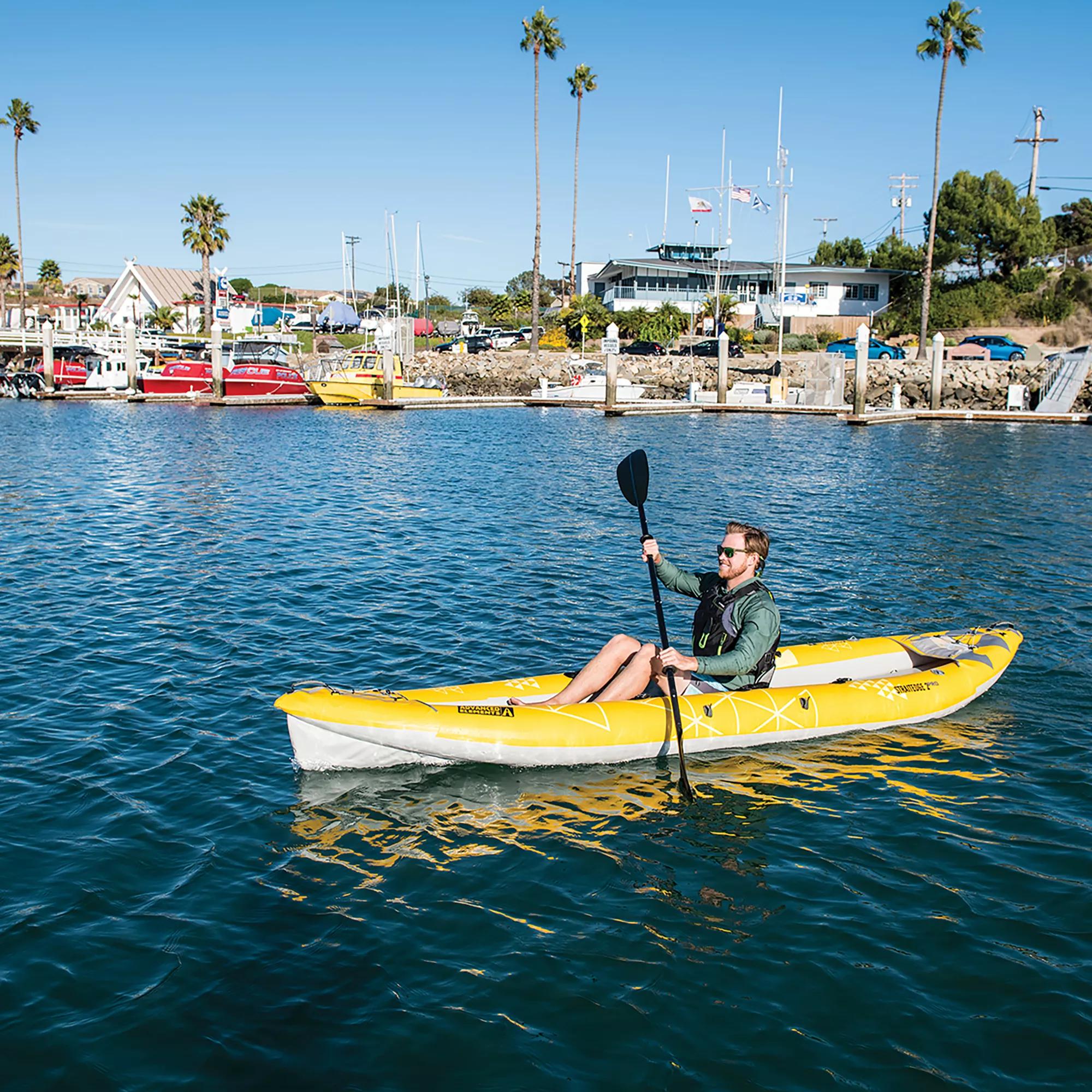 ADVANCED ELEMENTS - StraitEdge2™ Pro Kayak Without Pump - Yellow - AE3027 - LIFE STYLE 1