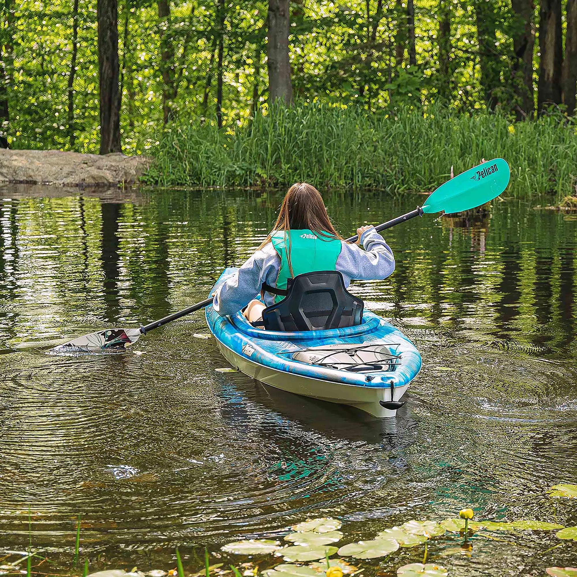 Pelican - Maelstorm Paddle 2 in 1 for Stand Up Paddle Board and Kayak -  Convertible Paddle from 191 to 229 cm (75 - 90),Black