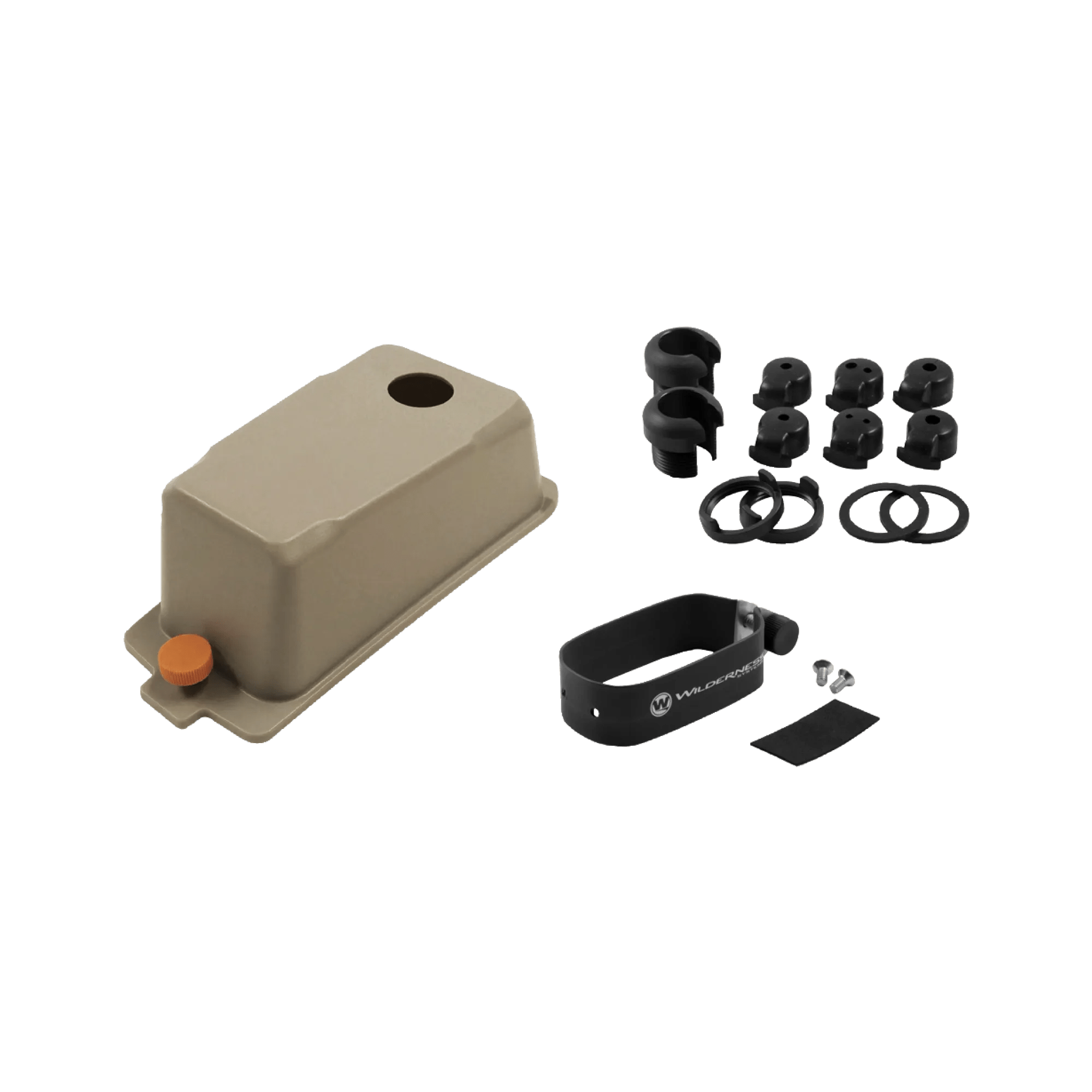 WILDERNESS SYSTEMS - Fish Finder Install Kit - Black - 8070062 - ISO 