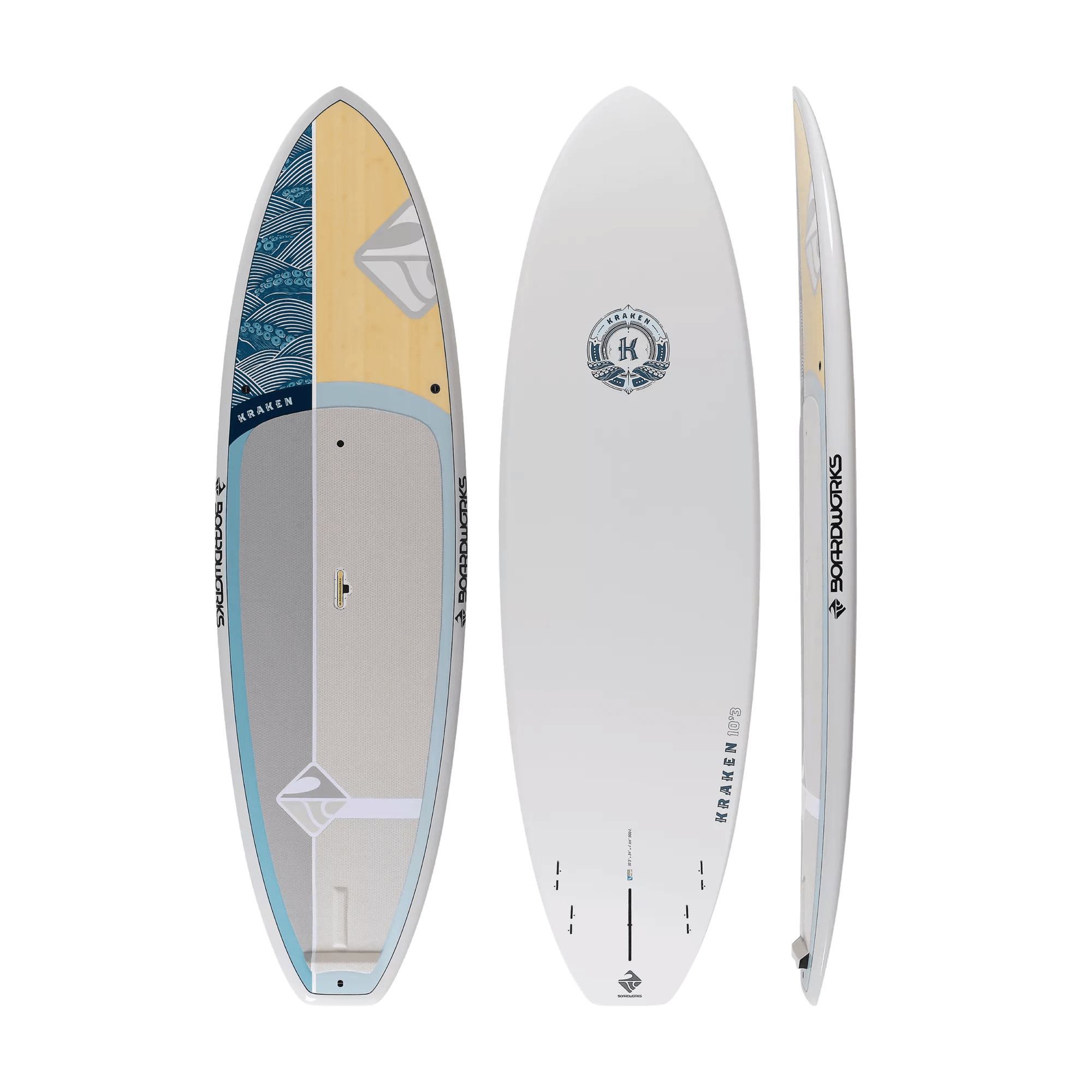 BOARDWORKS - Planche à pagaie polyvalente Kraken 10'3" - Beige - 848201015337 - TOP