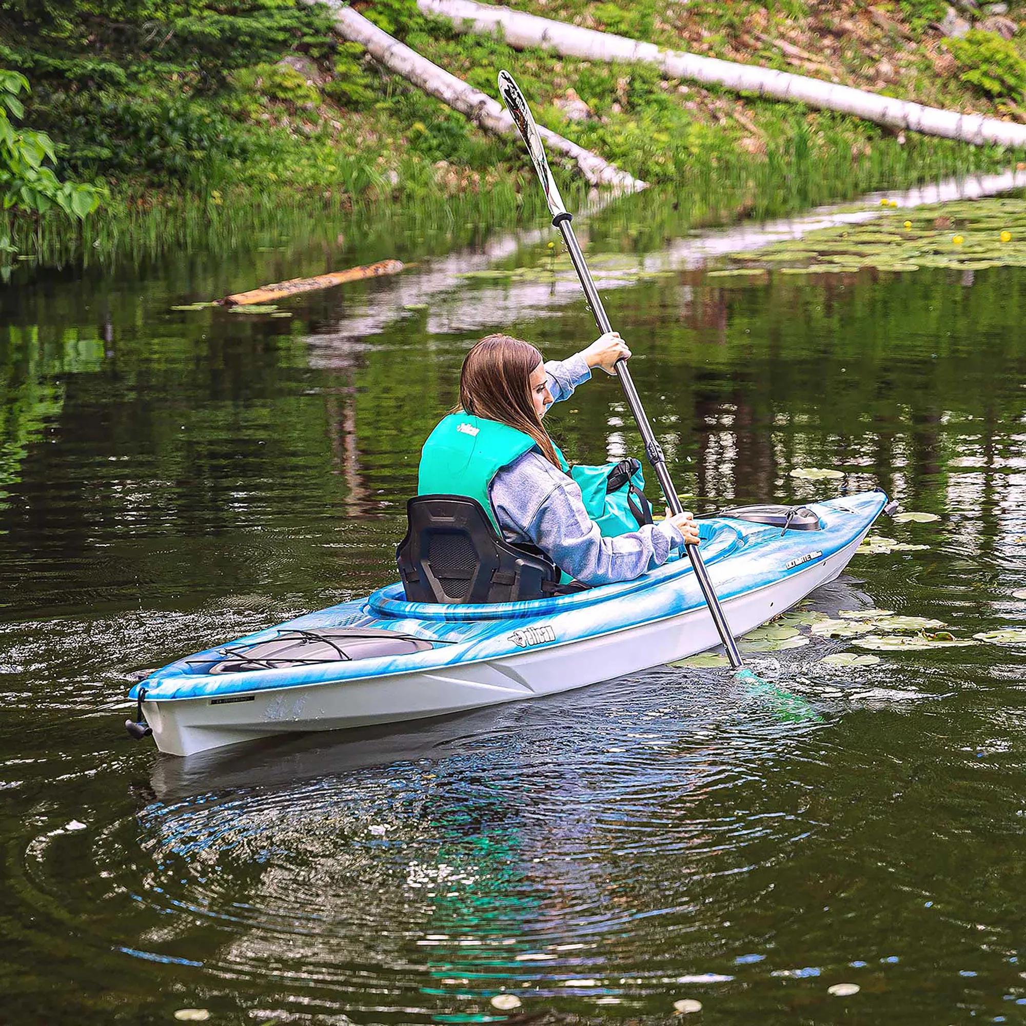 PELICAN - Ultimate 100NXT Recreational Kayak - Grey - KYF10P600 - LIFE STYLE 1