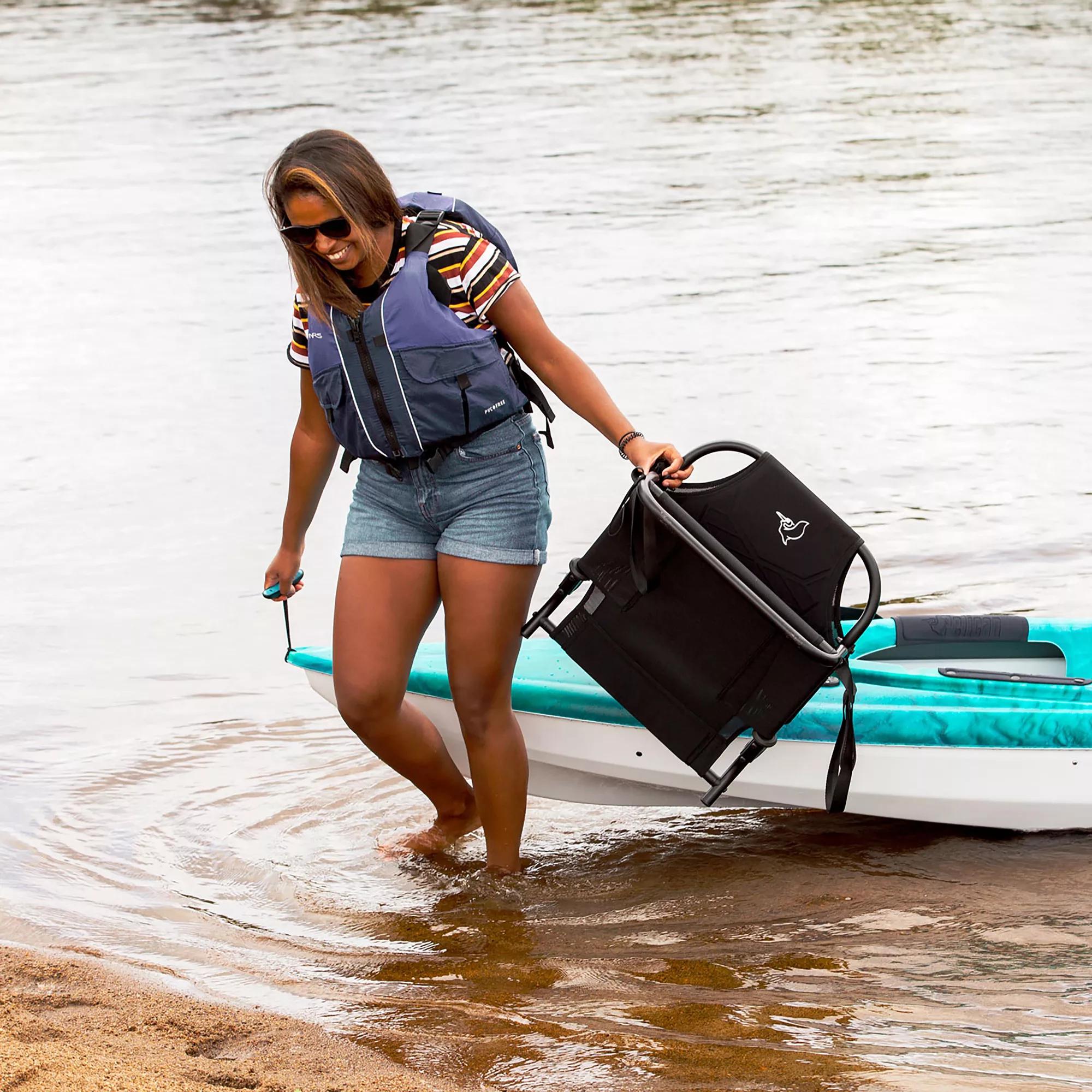 PELICAN - Pioneer 100XR Recreational Kayak - Yellow - MDP10P400 - LIFE STYLE 1