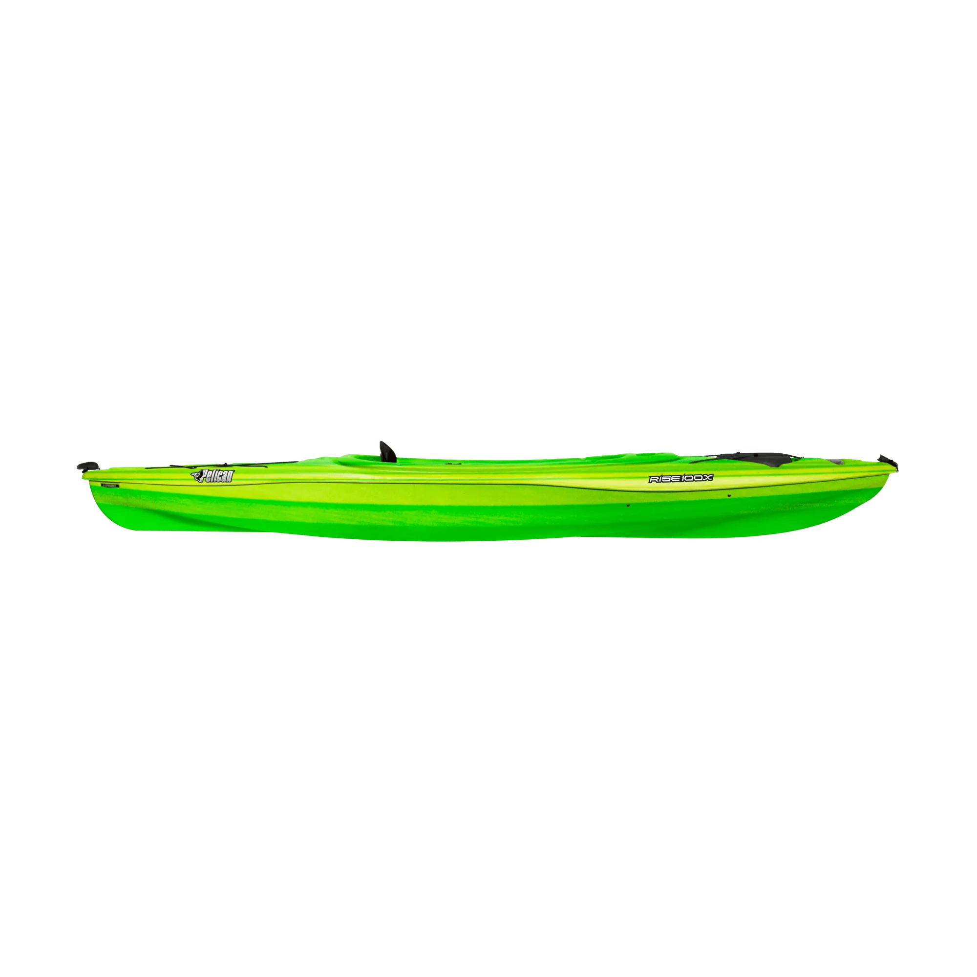 PELICAN - Rise 100X Recreational Kayak - Green - KFF10P120 - SIDE