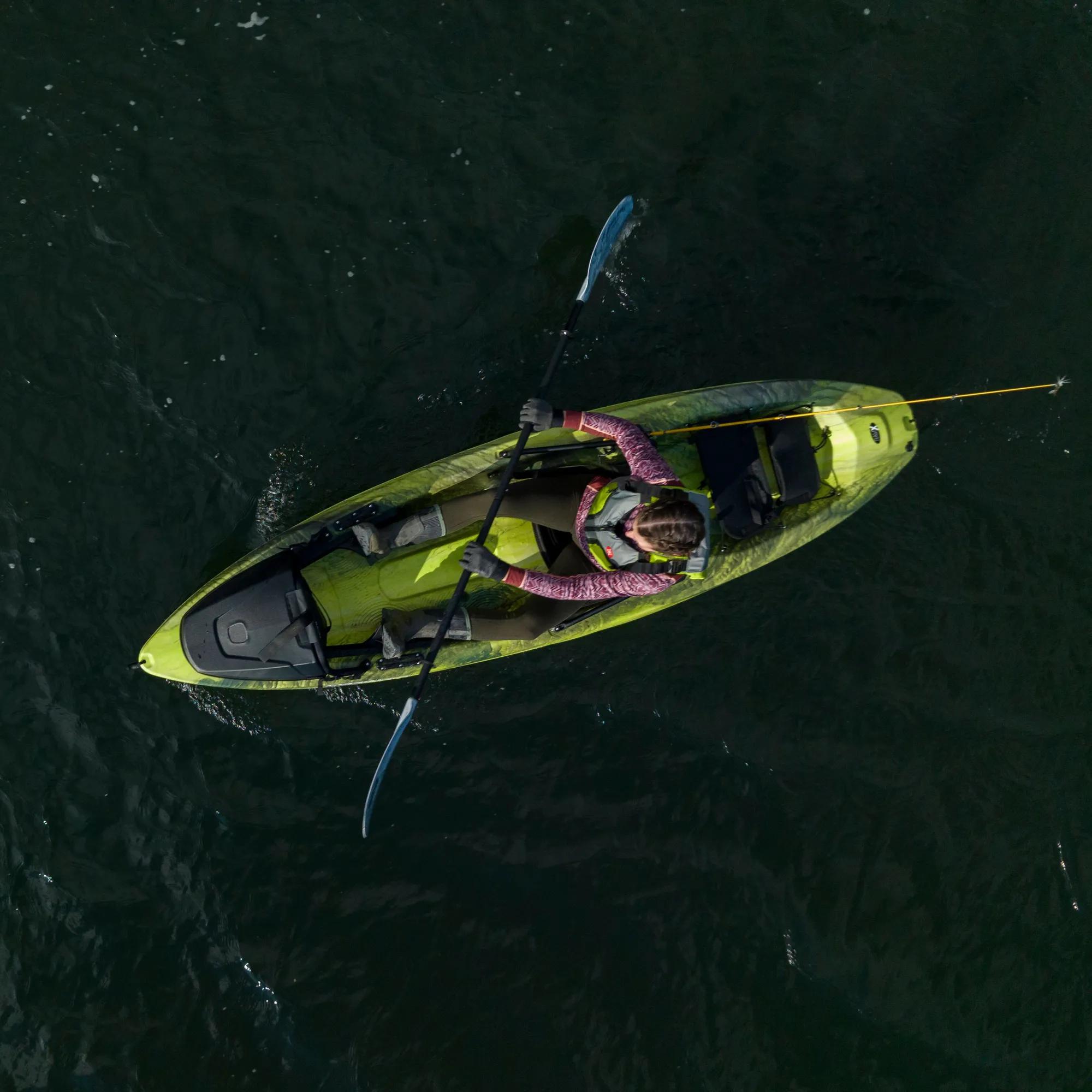PELICAN - SEEK 100XP Angler Fishing Kayak - Grey - MKL10P905 - LIFE STYLE 2